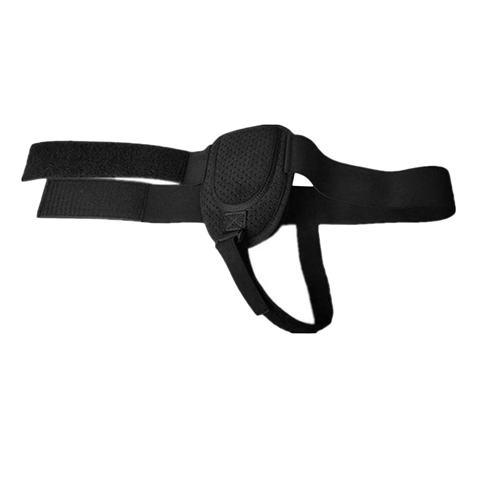 Adult Hernia Belt Truss Recovery Strap for Sport Hernia Pain Relieving Black