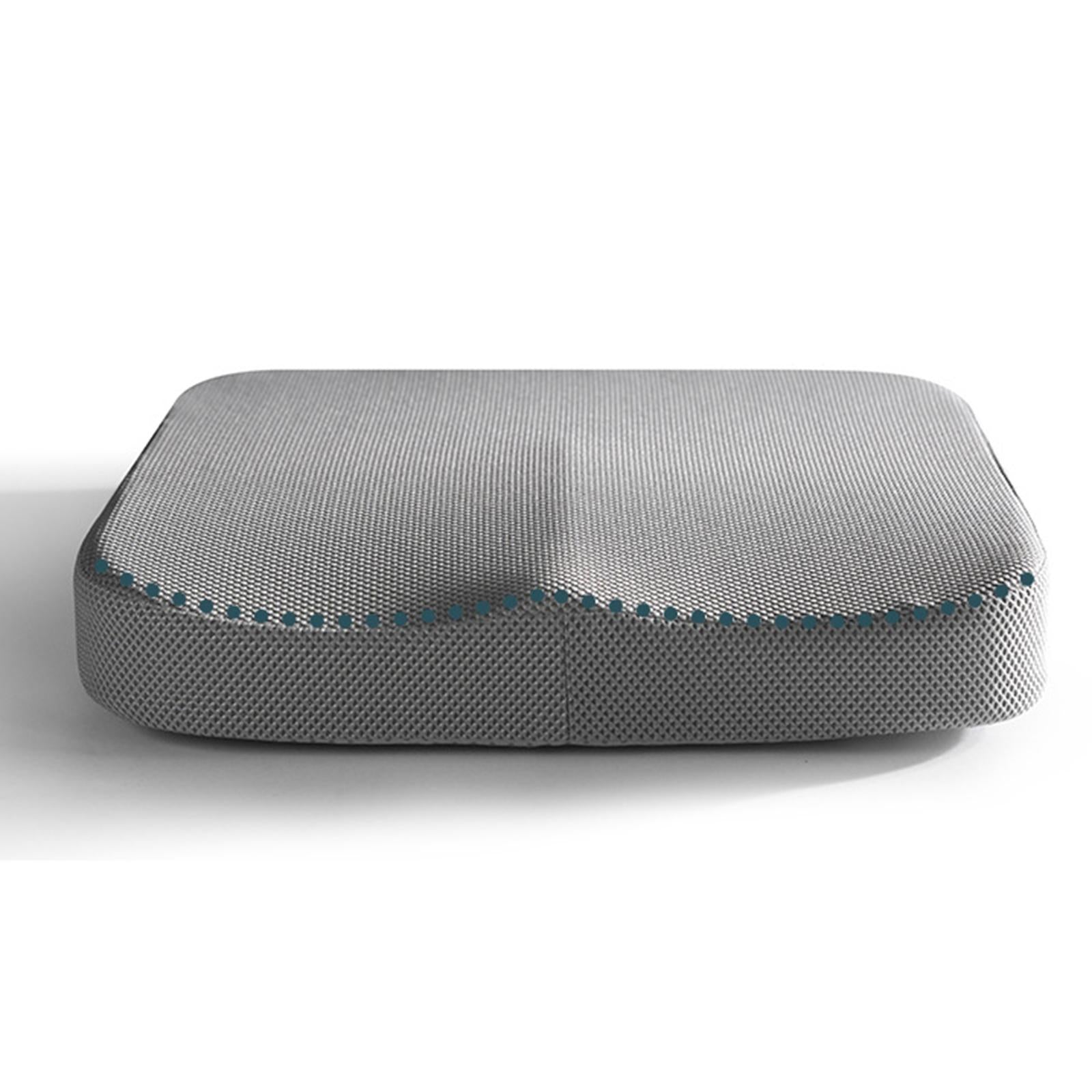 Summer Memory Foam Seat Cushion for Office Chair Back Pain Mesh Grey