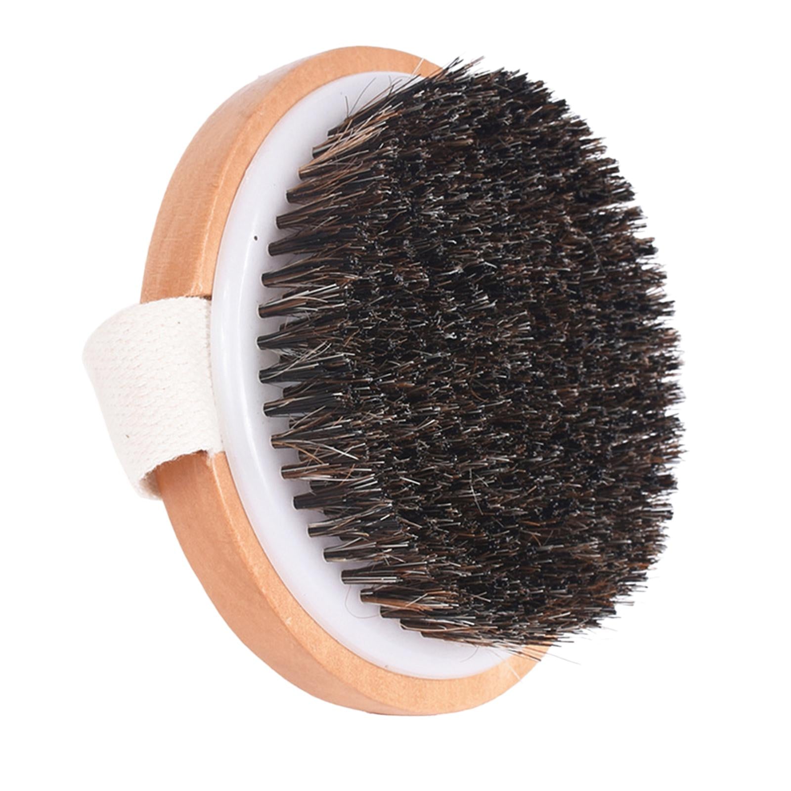 Dry Skin Body Brush Improves Skin's Health and Beauty Natural Bristle