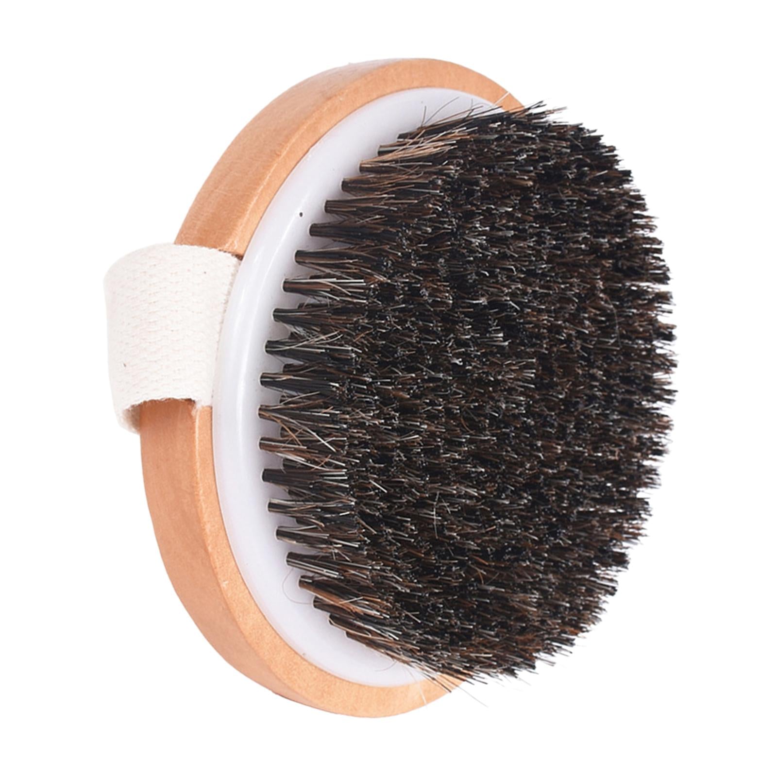 Dry Skin Body Brush Improves Skin's Health and Beauty Natural Bristle