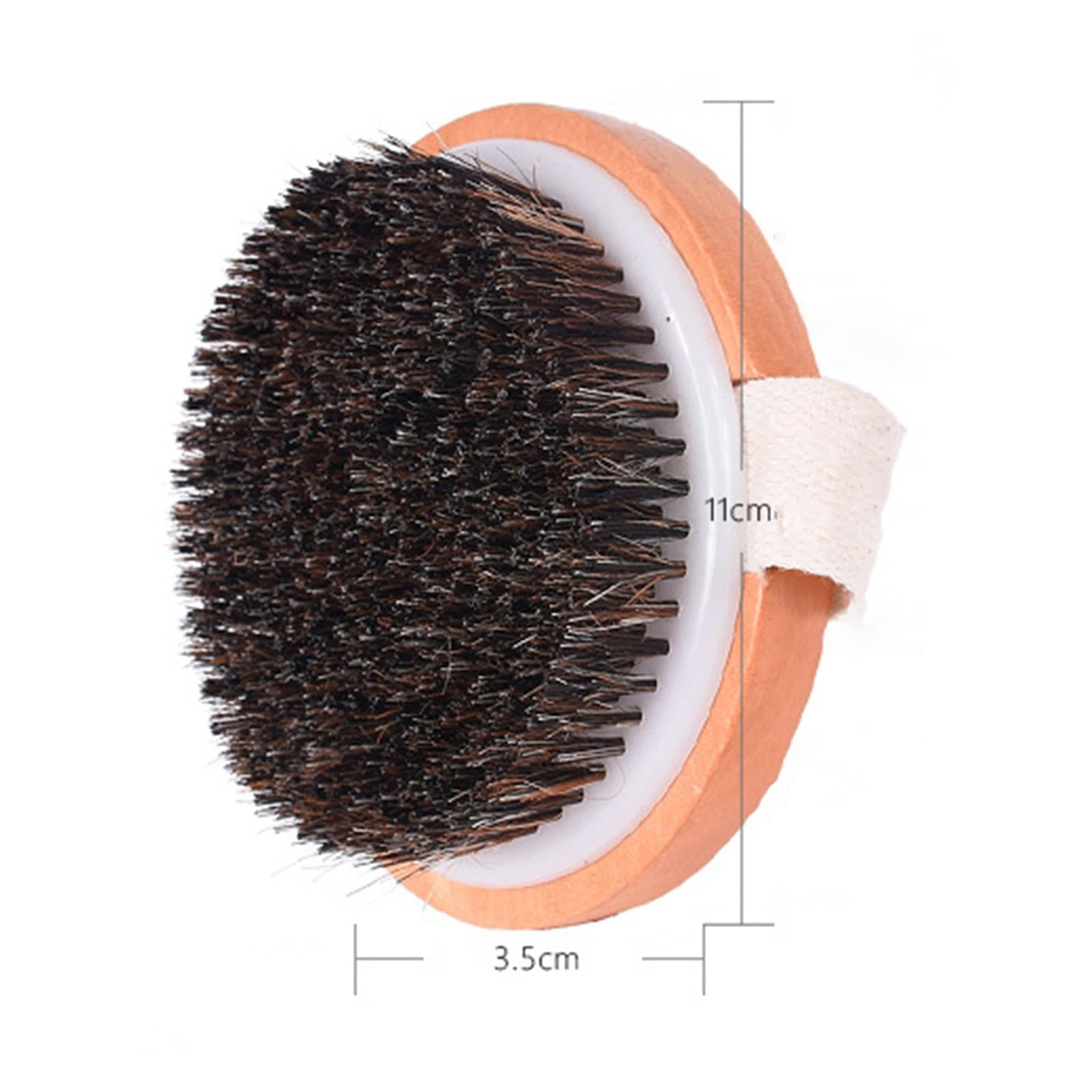 Dry Skin Body Brush Improves Skin's Health and Beauty Natural Bristle