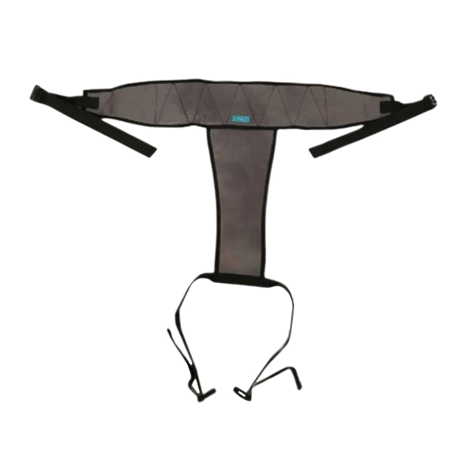 Wheelchair Seat Belt Quick Release Buckle for Disable Patients Cares Elderly Gray Thick