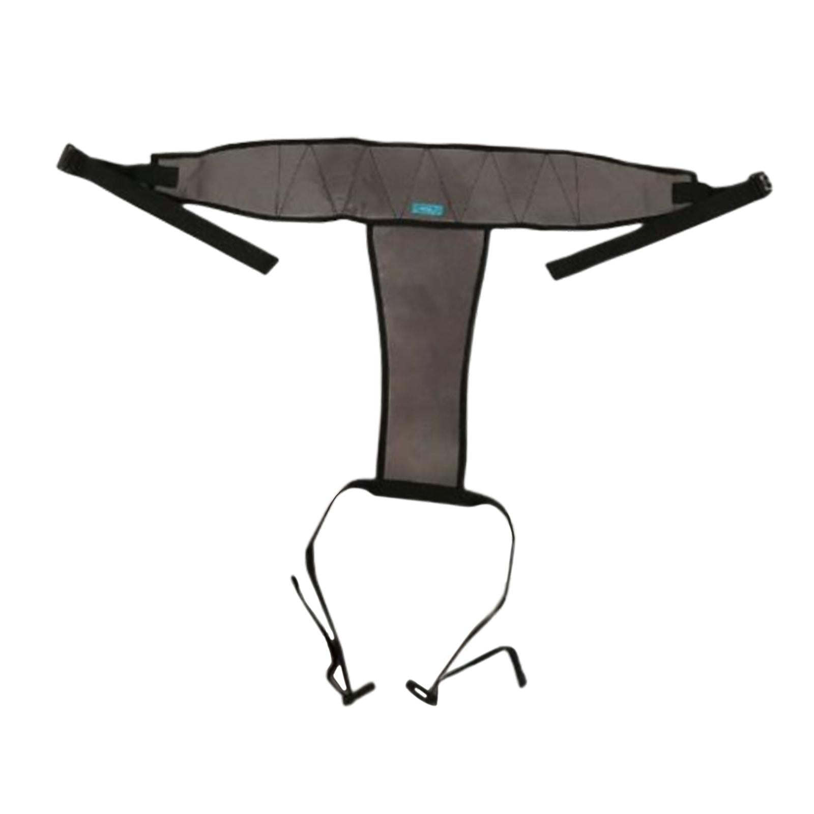 Wheelchair Seat Belt Quick Release Buckle for Disable Patients Cares Elderly Gray Thick
