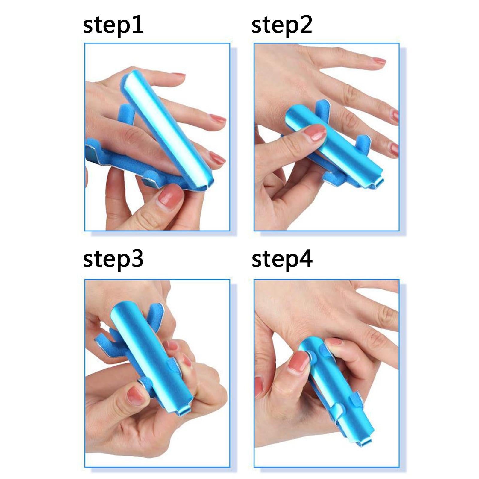 Finger Splint Brace Finger Fixing Recovery Joint Fracture Corrector Size S