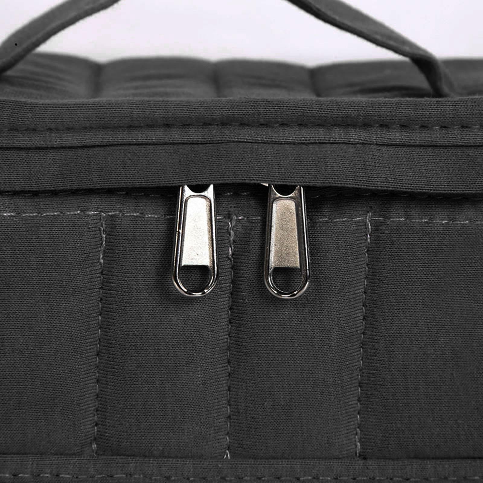 Essential Oil Storage Case Nailpolish Bag Suitcase 16 Bottles Home Black