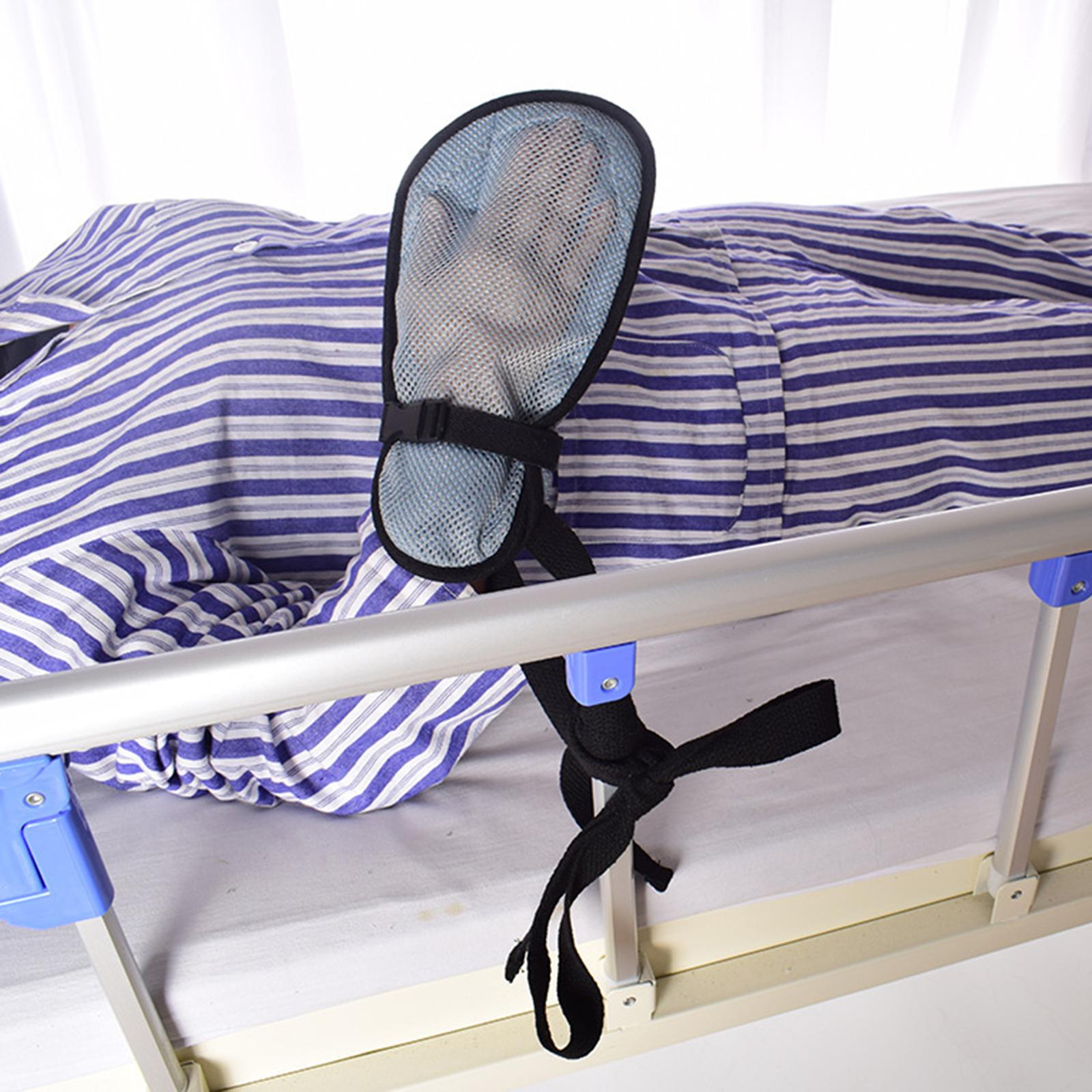 Restraint Mitts Dementia Product Protection Safety Devices for Patient grey