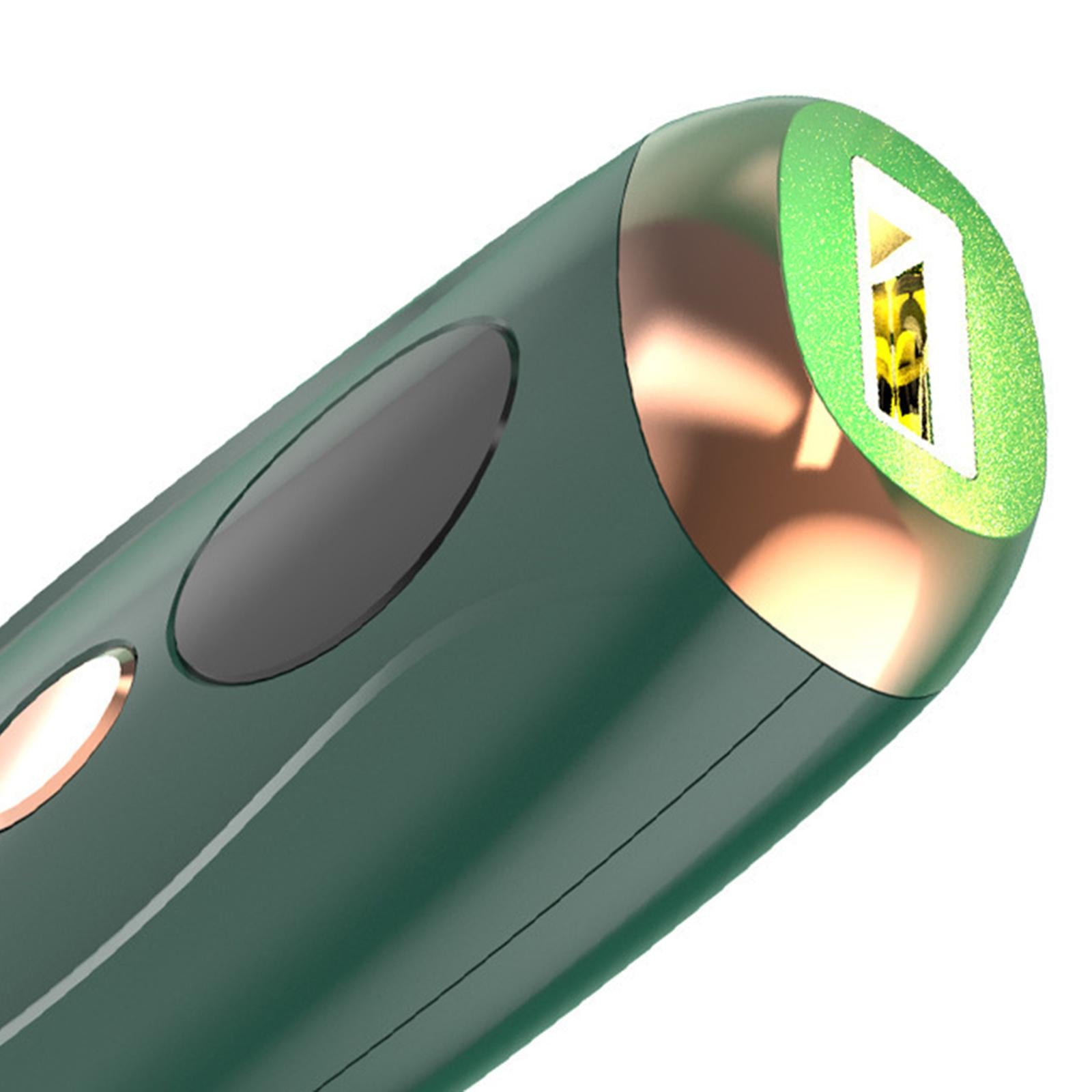 Electric Hair Removal Device LCD Display Epilator for Arms Back Women Green