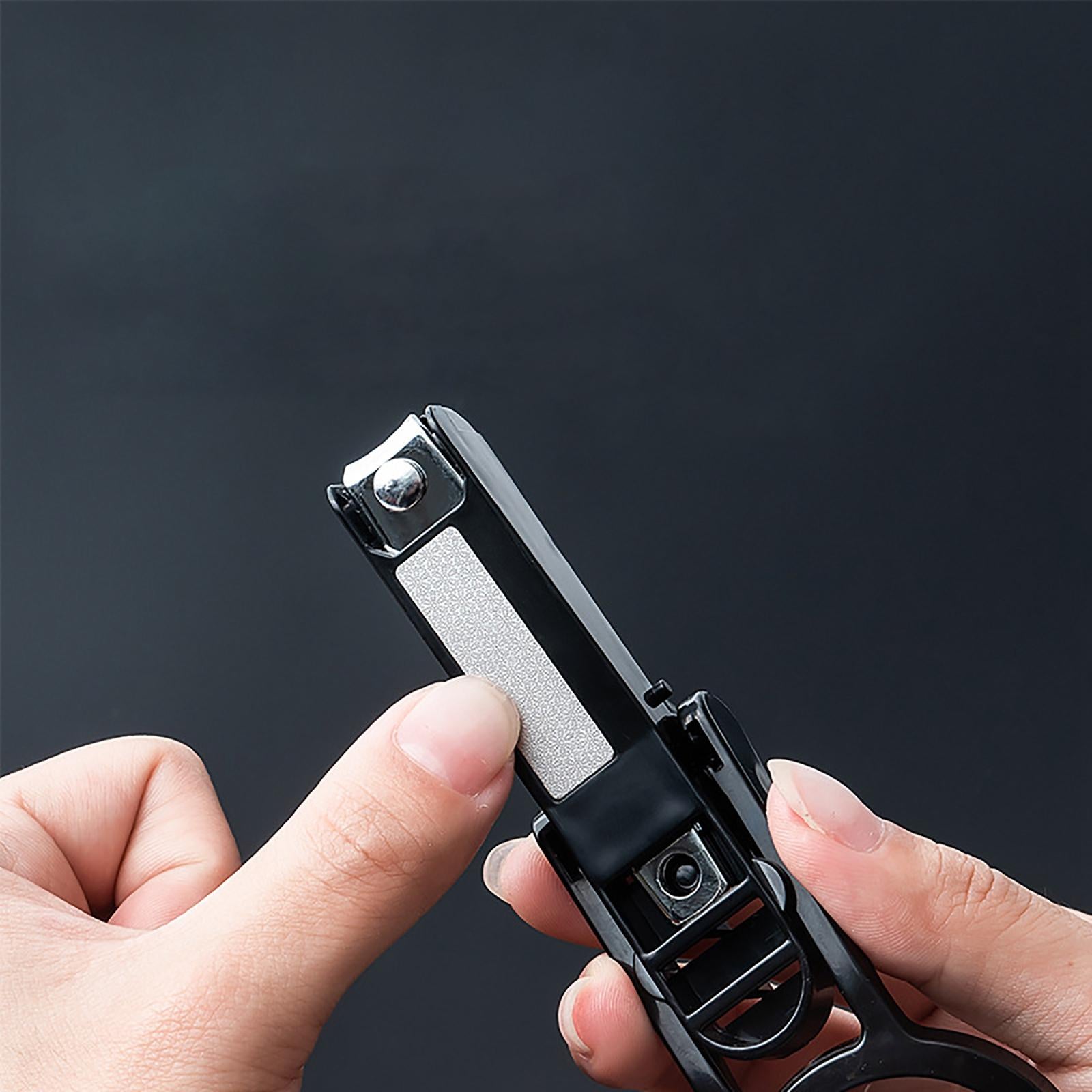 Nail Clippers with Magnifier Nail File Trimmer for Toenail Children Elderly