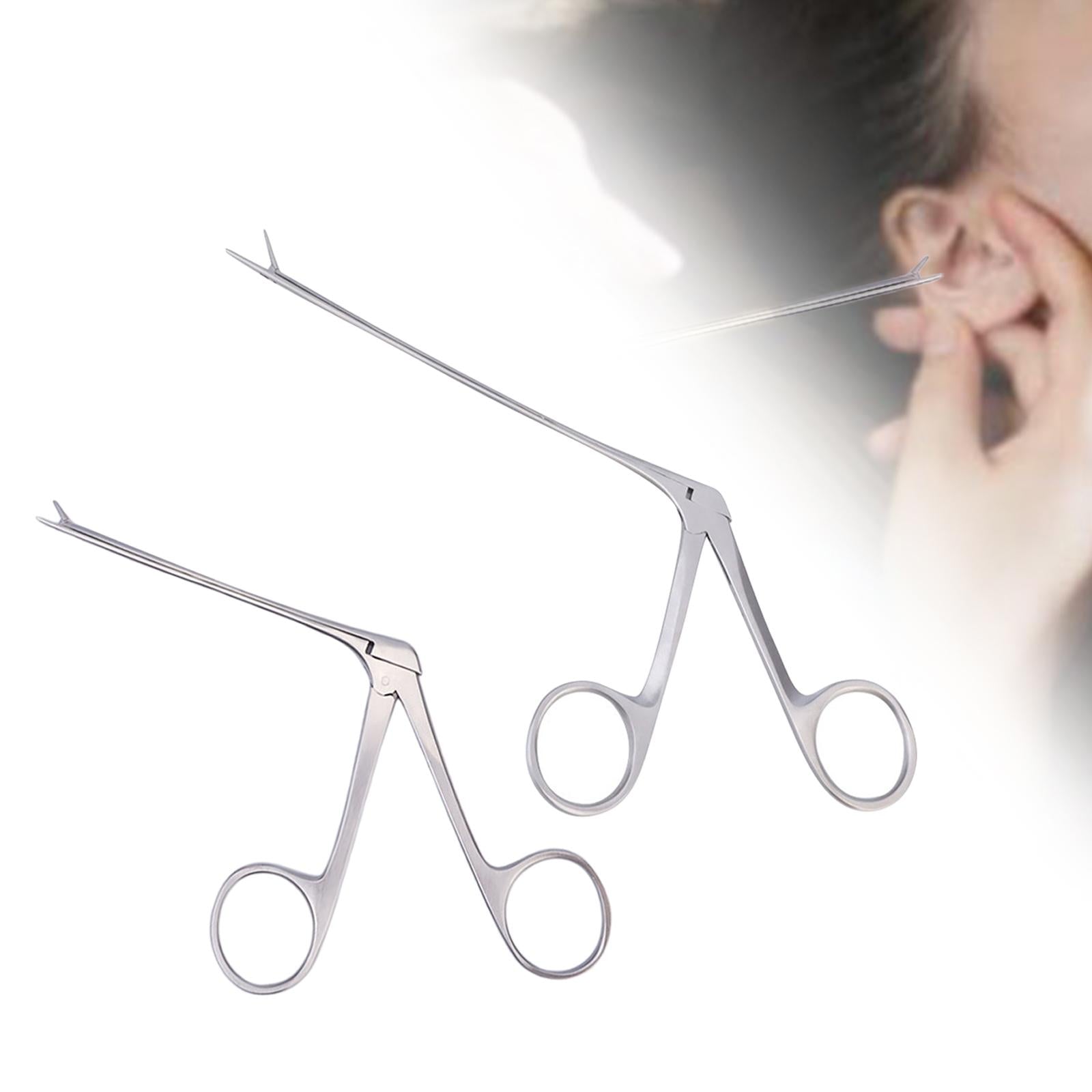 Stainless Steel Ear Cleaner Pliers Pick Cleaning Picking Tool Short Type