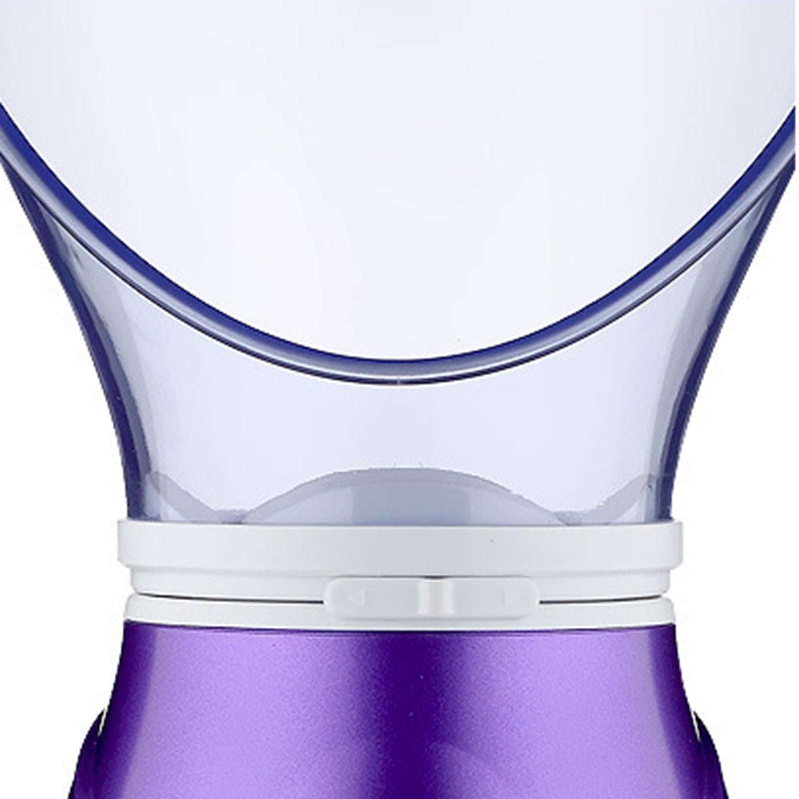 Face Steam Sprayer Warm Mist Pores Steam Sprayer Face Steamer for Home SPA Purple