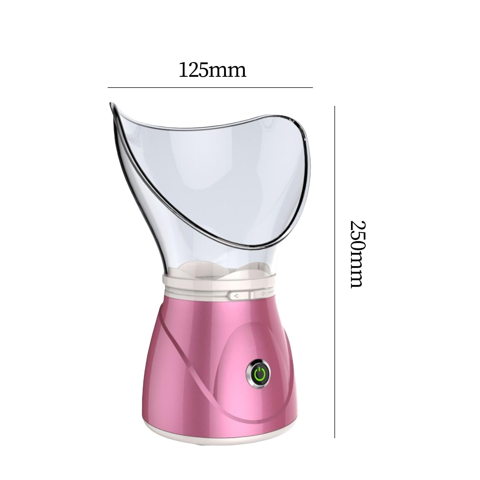 Face Steam Sprayer Warm Mist Pores Steam Sprayer Face Steamer for Home SPA Pink
