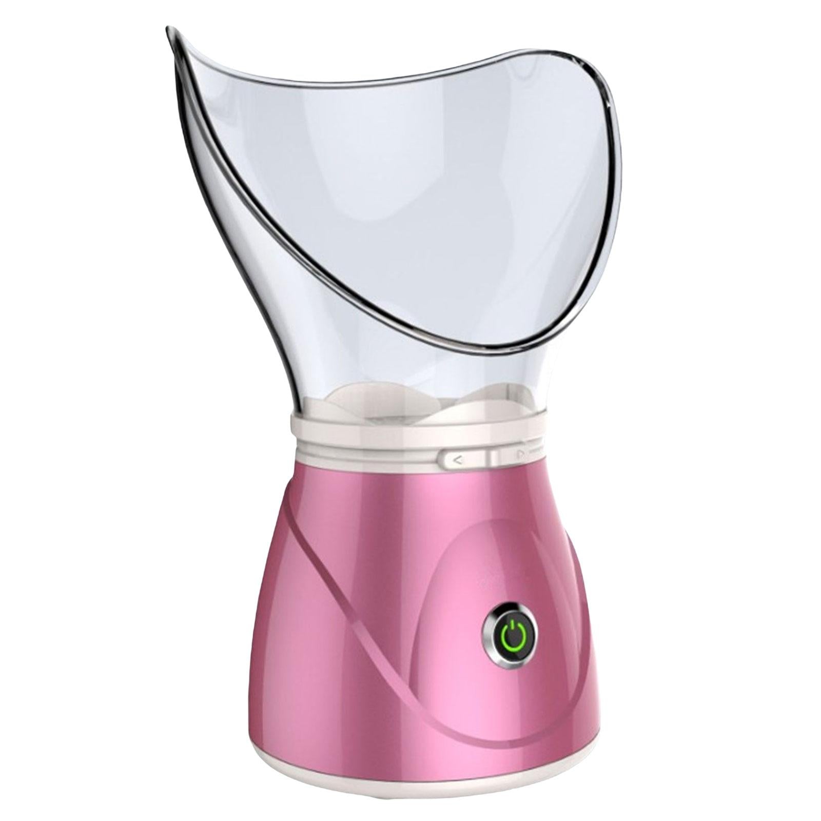 Face Steam Sprayer Warm Mist Pores Steam Sprayer Face Steamer for Home SPA Pink