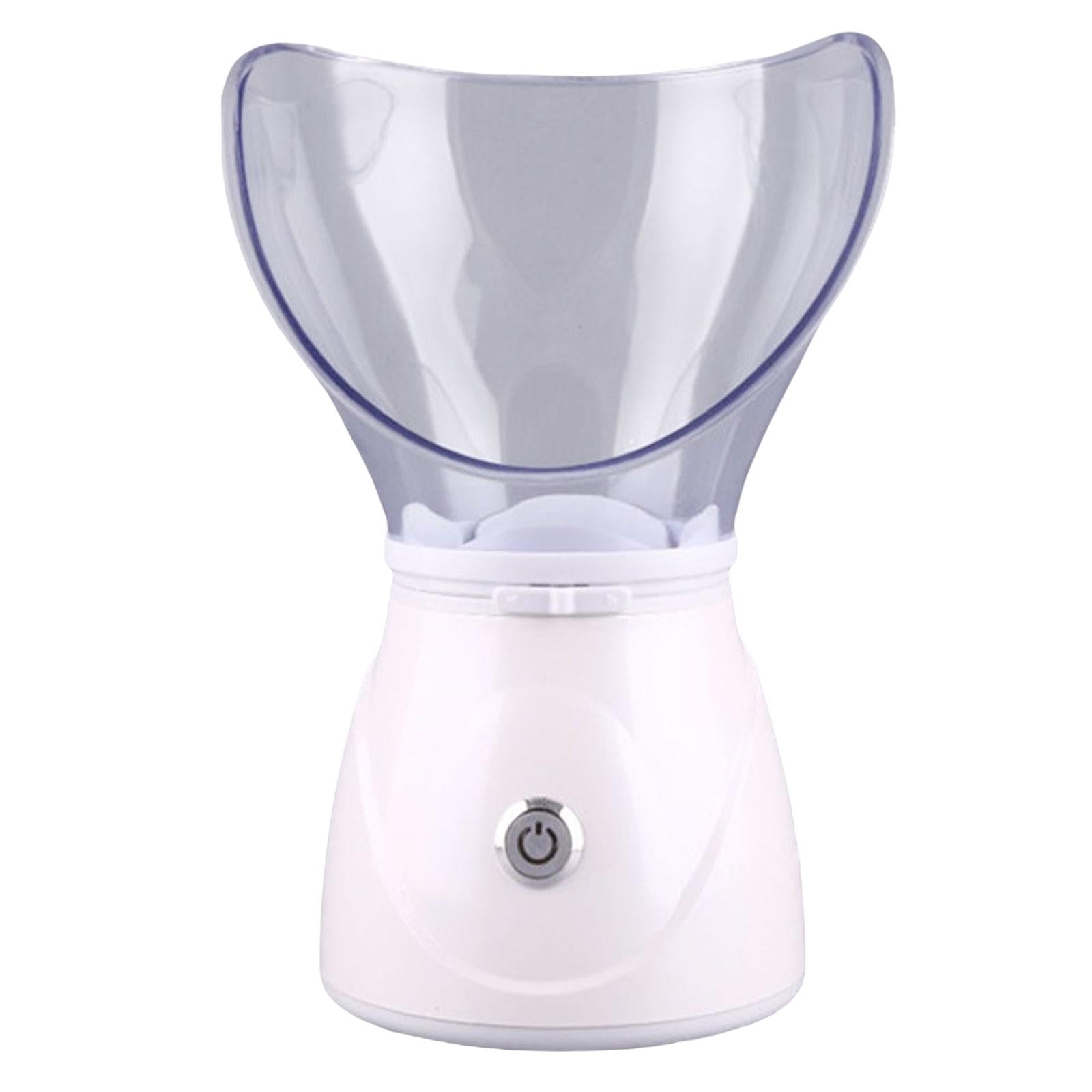 Face Steam Sprayer Warm Mist Pores Steam Sprayer Face Steamer for Home SPA White