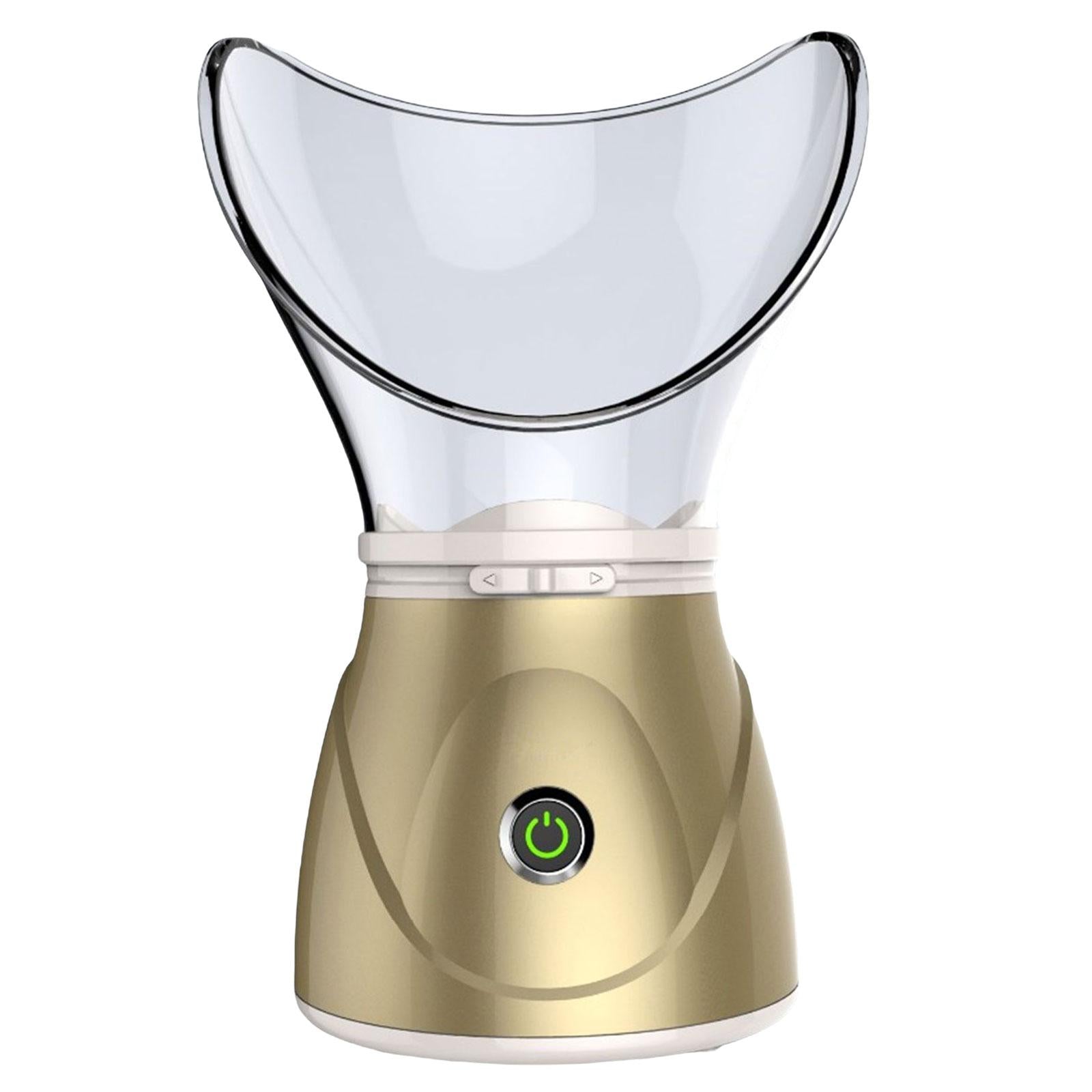 Face Steam Sprayer Warm Mist Pores Steam Sprayer Face Steamer for Home SPA Golden