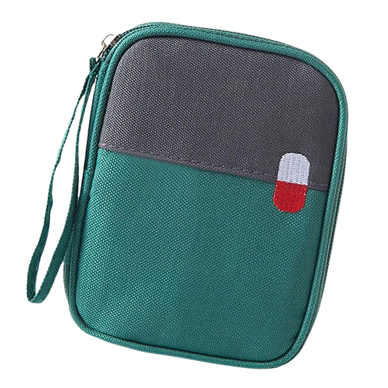 First Aid Bag Storage Pouch Emergency Survival Bag for Hiking Green S