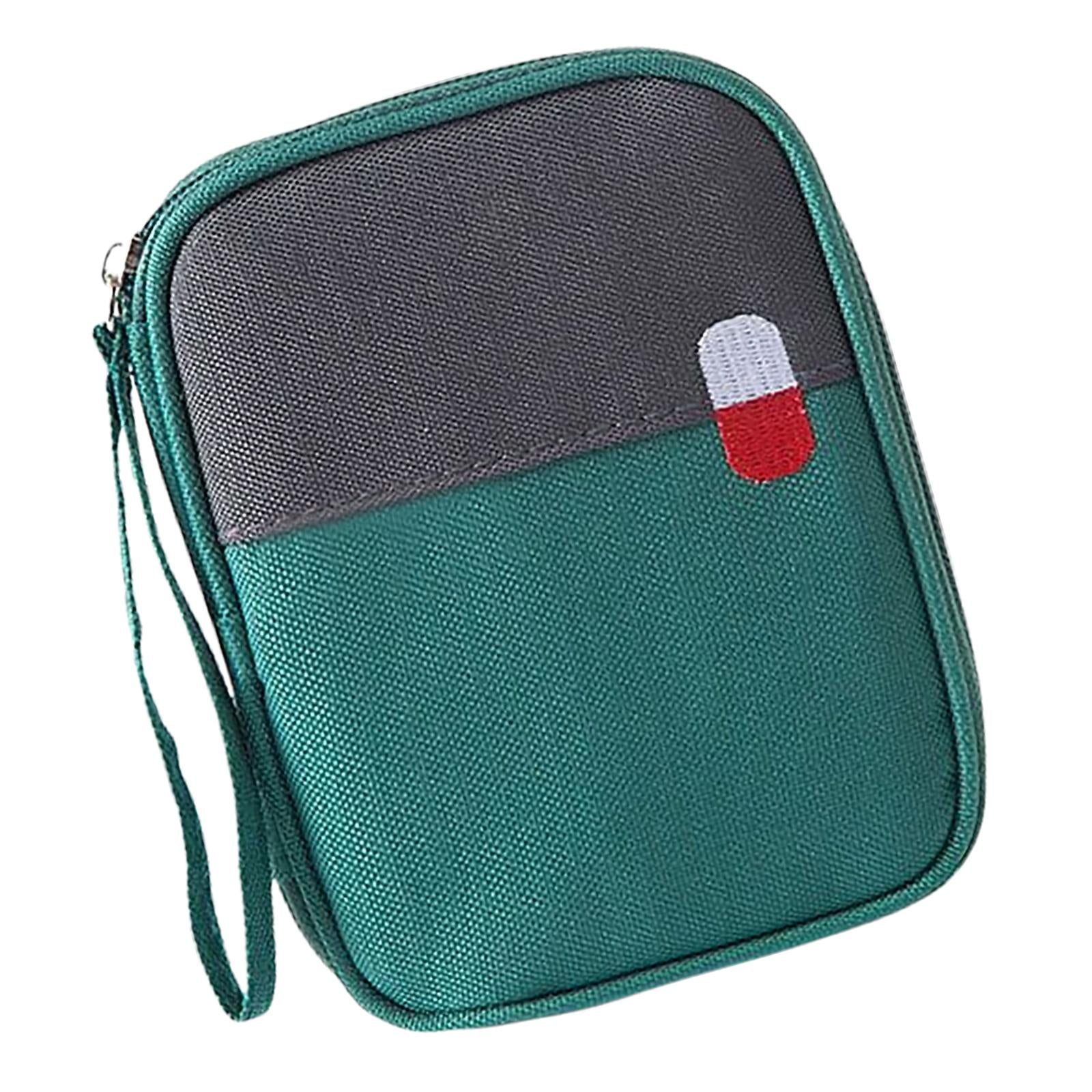 First Aid Bag Storage Pouch Emergency Survival Bag for Hiking Green S