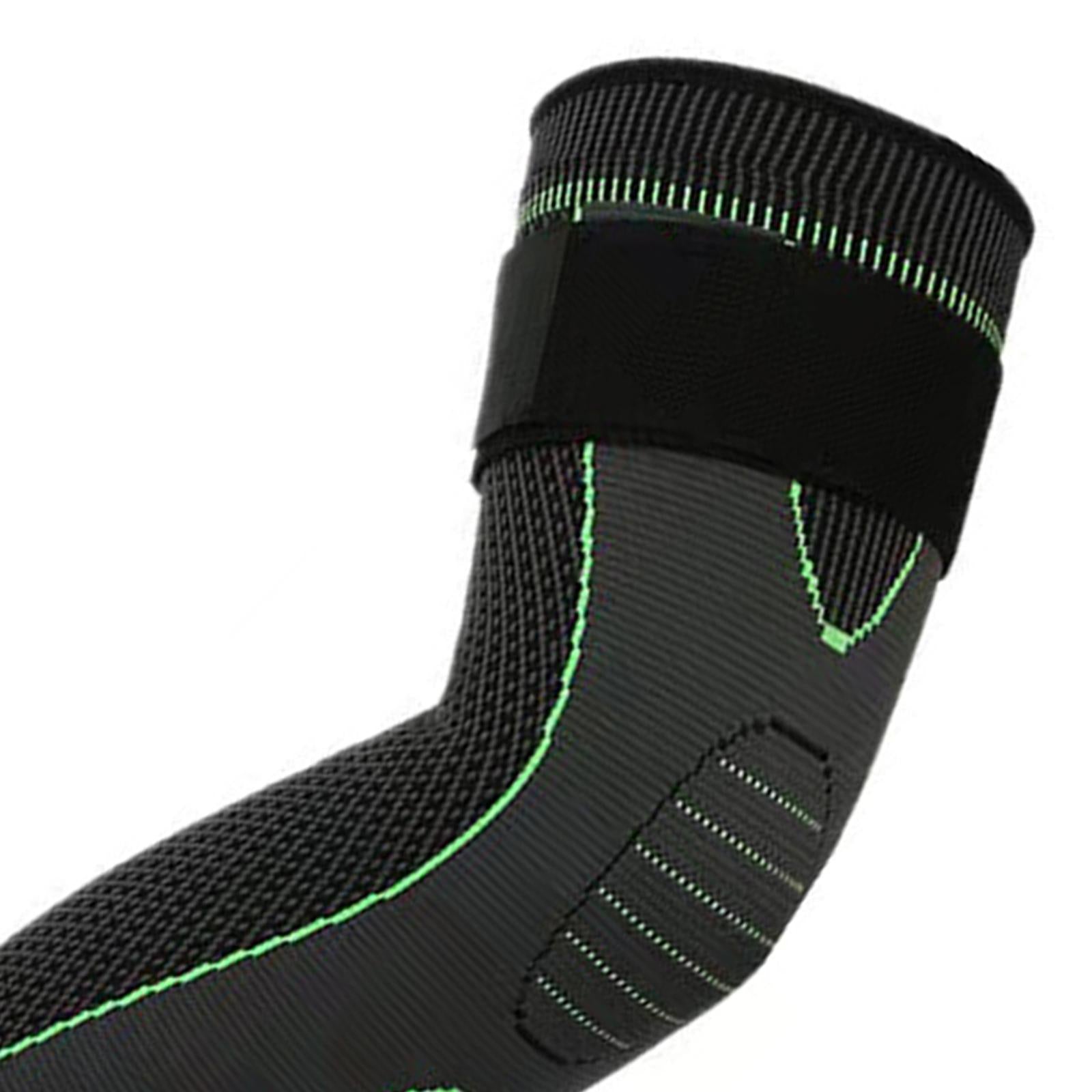 Knee Support Brace Pressure Bandage Knee Pads Meniscus Tear Sports Green M