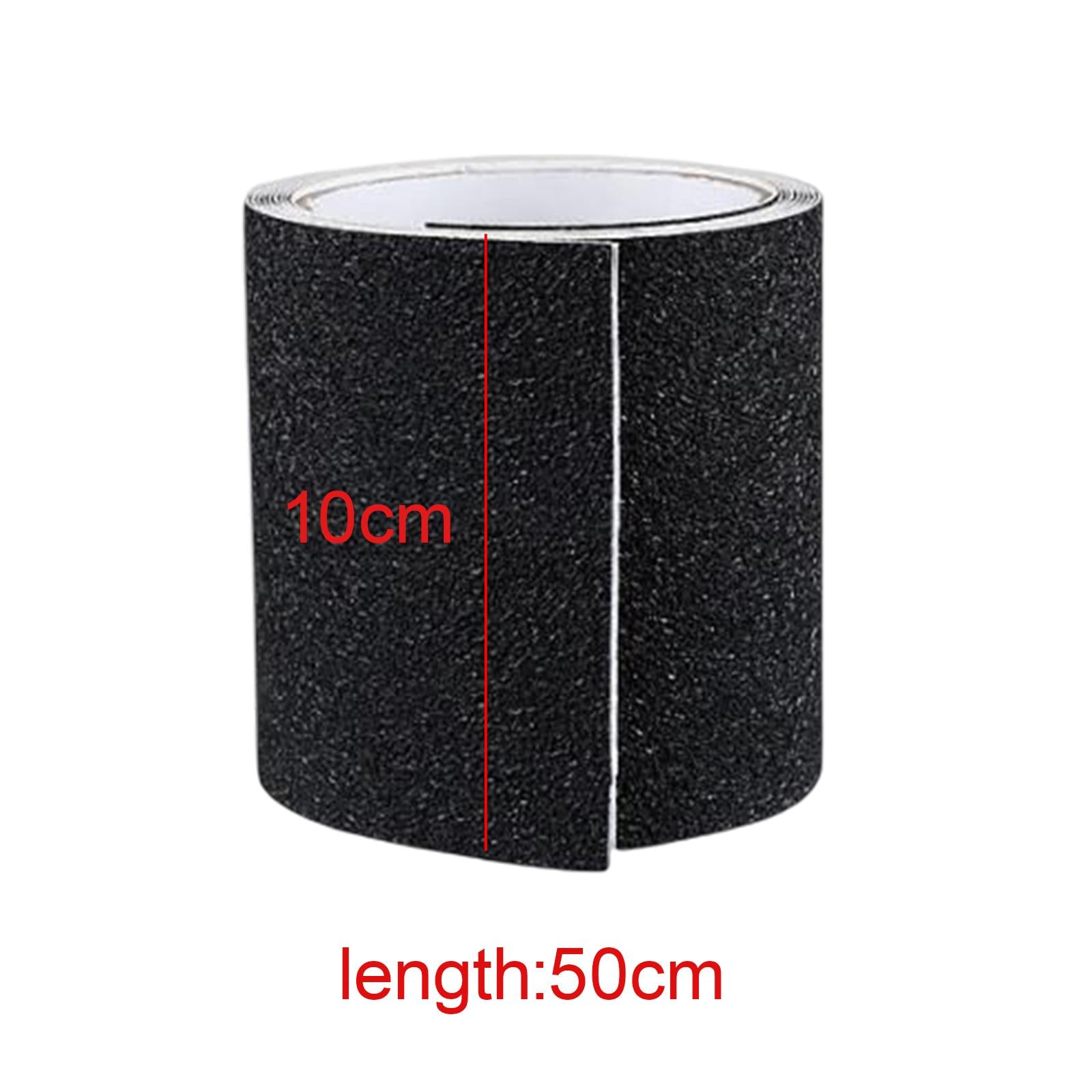 Sole Sticker Self-Stick Shoe bottoms Anti-Slip for High Heels Black 10x50cm