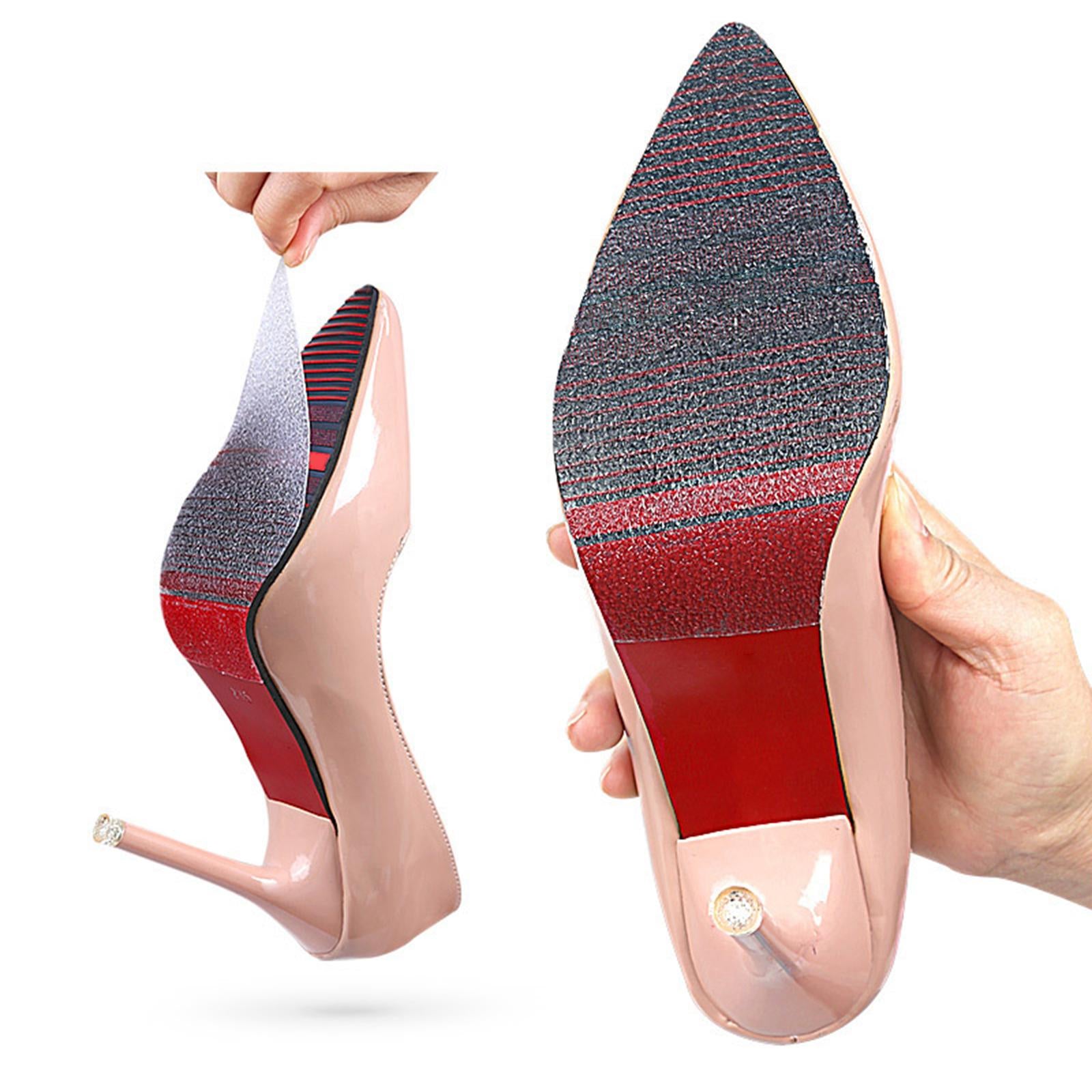 Sole Sticker Self-Stick Shoe bottoms Anti-Slip for High Heels Clear 10x50cm