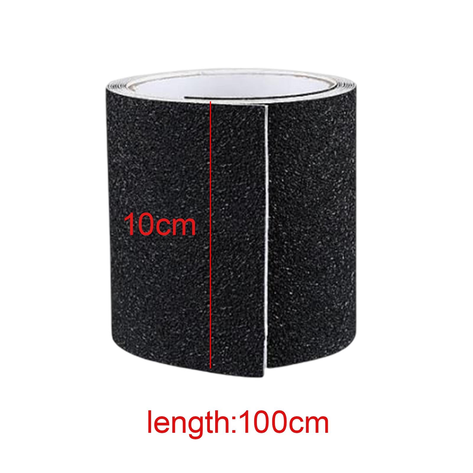 Sole Sticker Self-Stick Shoe bottoms Anti-Slip for High Heels Black 10x100cm