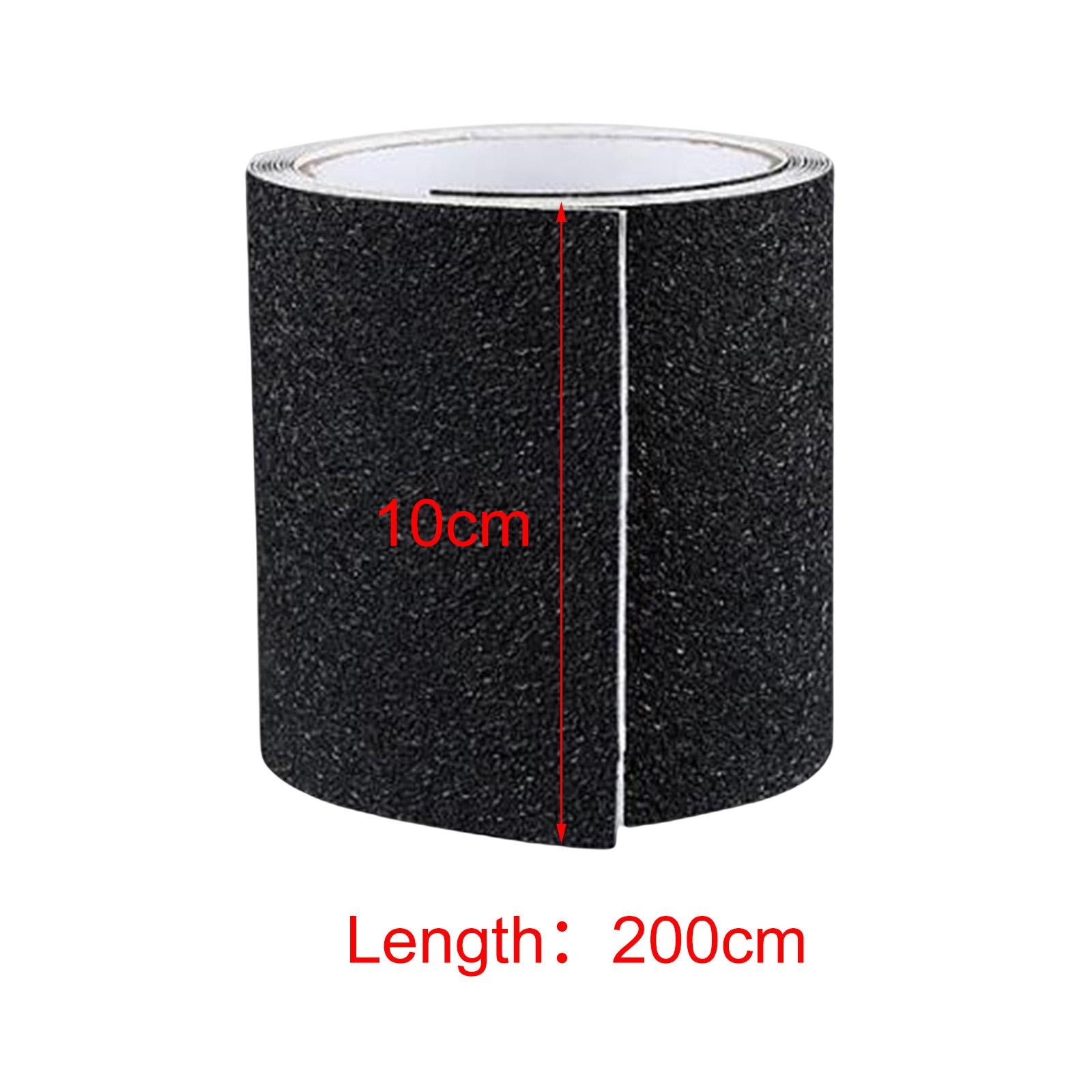 PVC Shoe Sole Protectors Self-Adhesive for High Heels Women Black 10x200cm