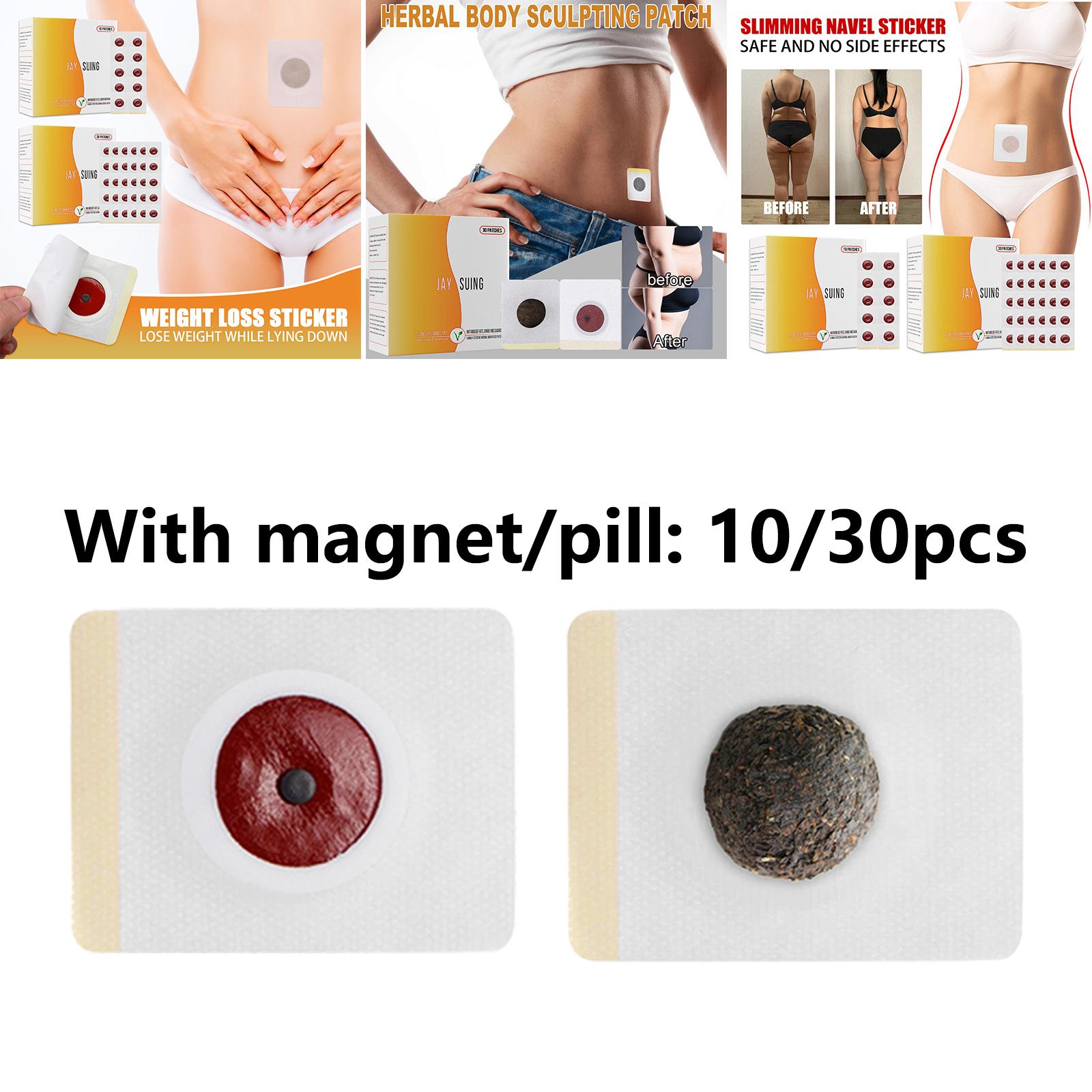 Weight Loss Navel Sticker Slimming Patches Adhesive Sheet for Beer Belly 10 Pieces