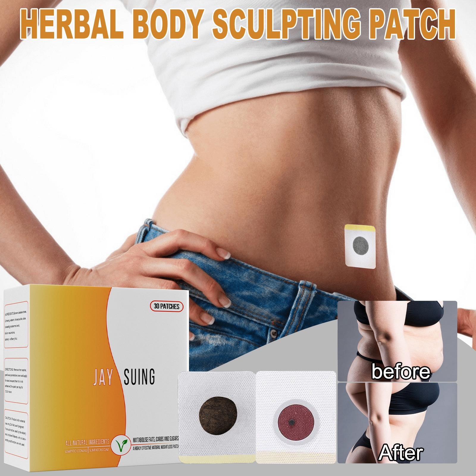 Weight Loss Navel Sticker Slimming Patches Adhesive Sheet for Beer Belly 30 Pieces