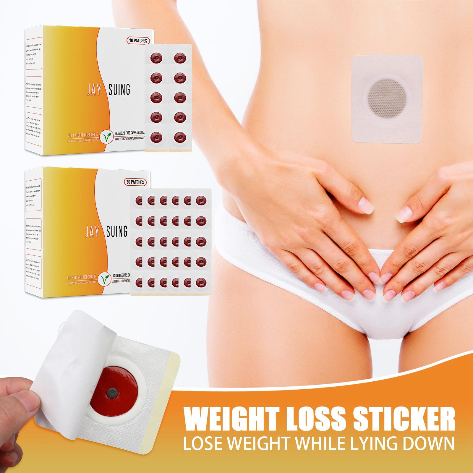 Weight Loss Navel Sticker Slimming Patches Adhesive Sheet for Beer Belly 30 Pieces