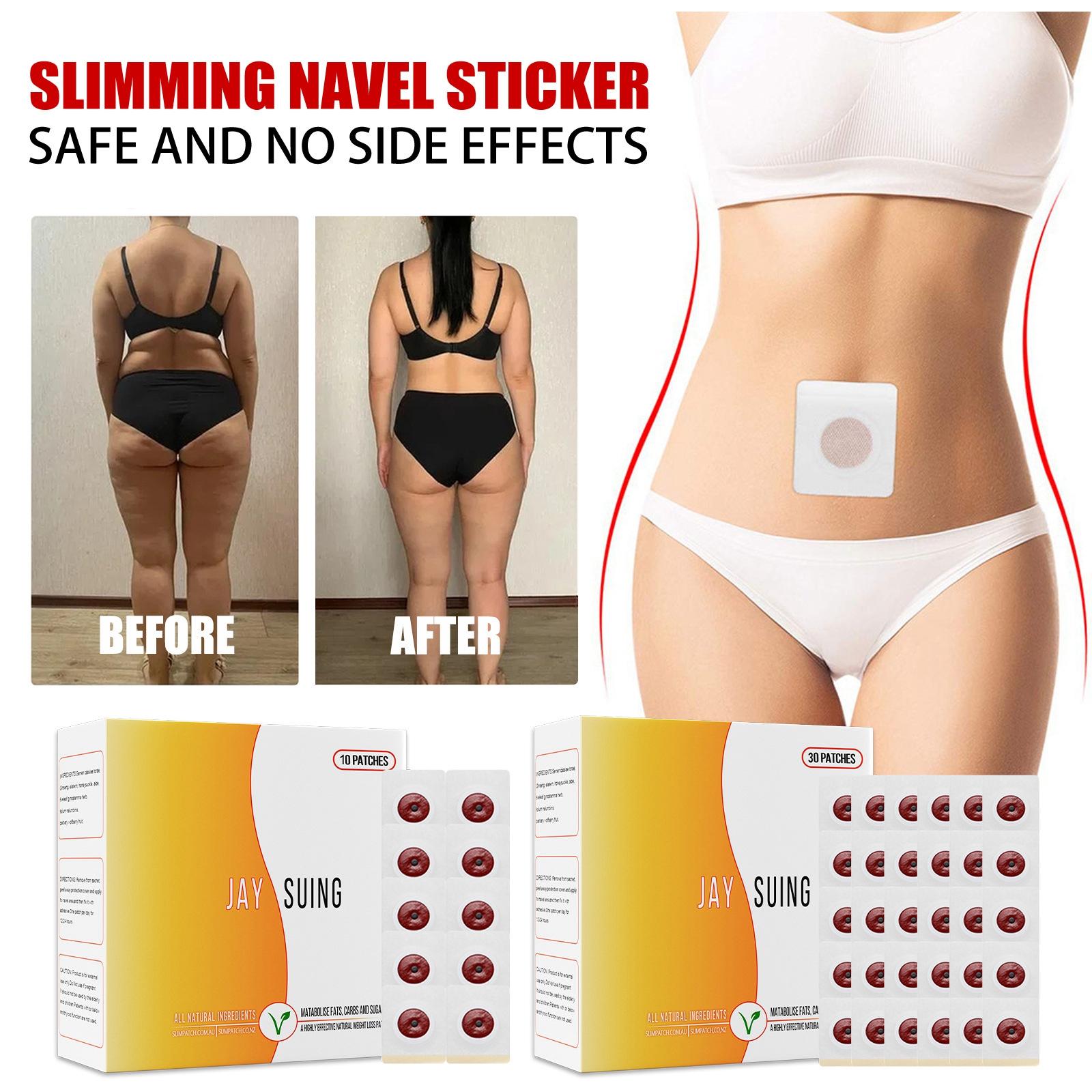 Weight Loss Navel Sticker Slimming Patches Adhesive Sheet for Beer Belly 30 Pieces