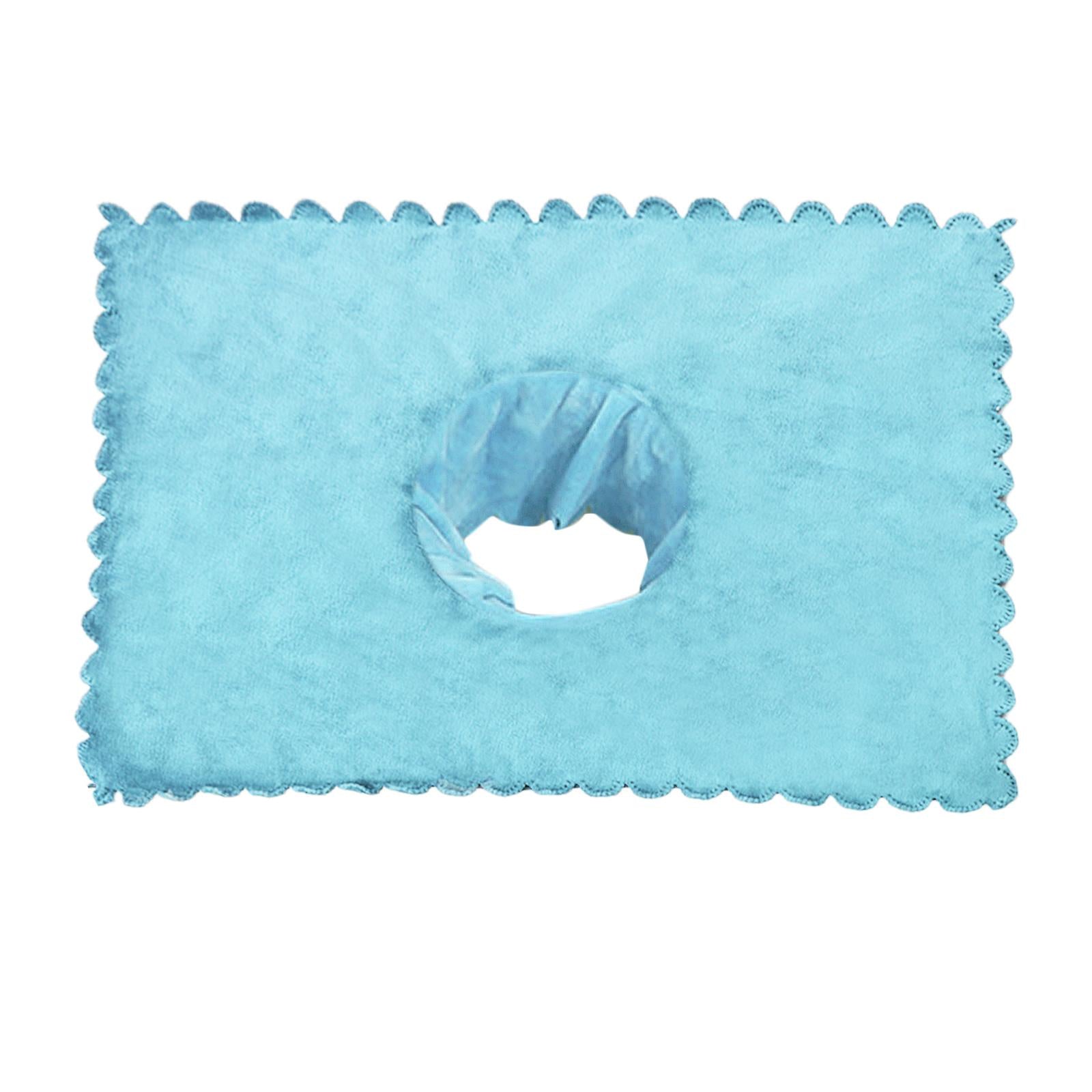 Massage Table Sheet Covers with Face Breath Hole Skin Care for Massage Bed Blue