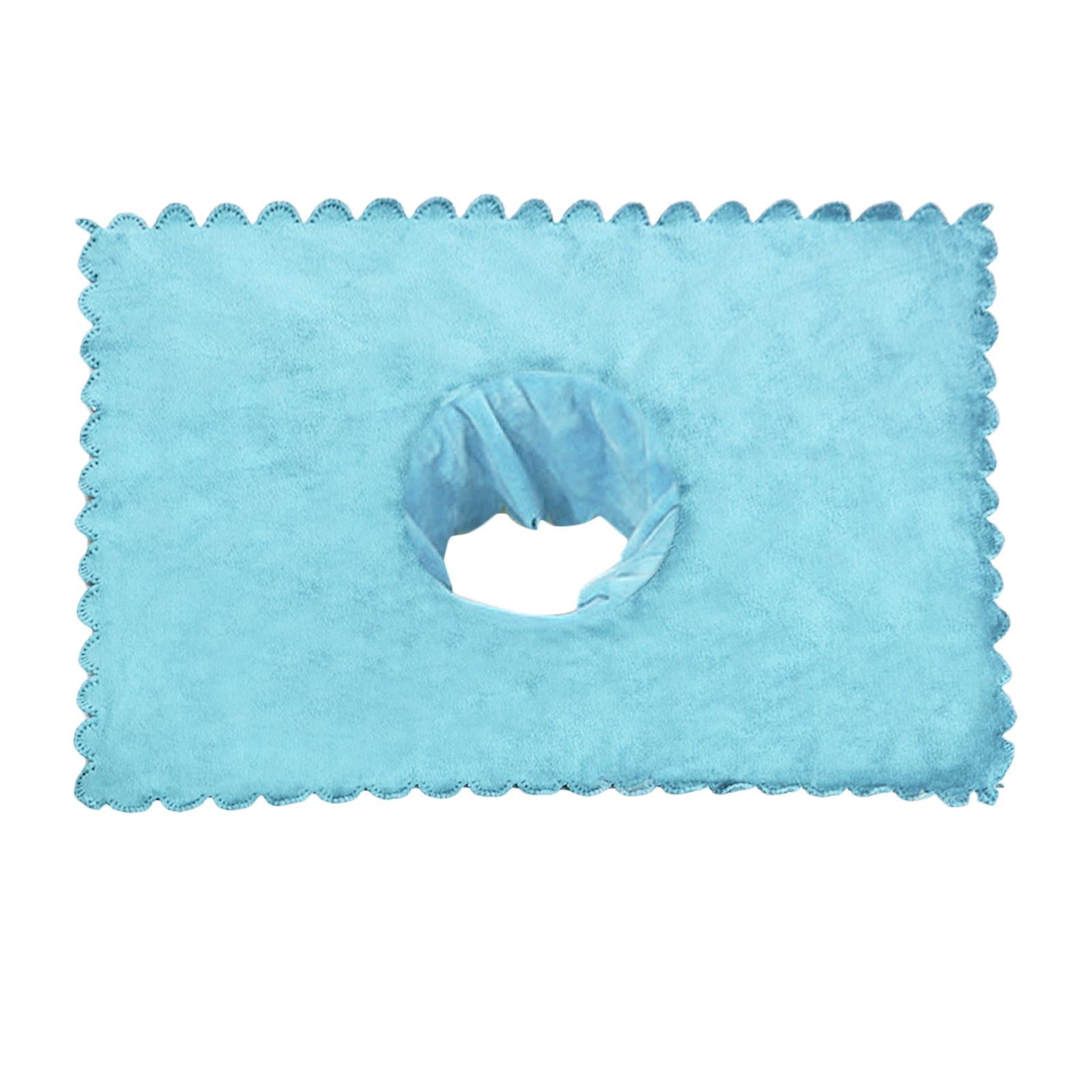 Massage Table Sheet Covers with Face Breath Hole Skin Care for Massage Bed Blue