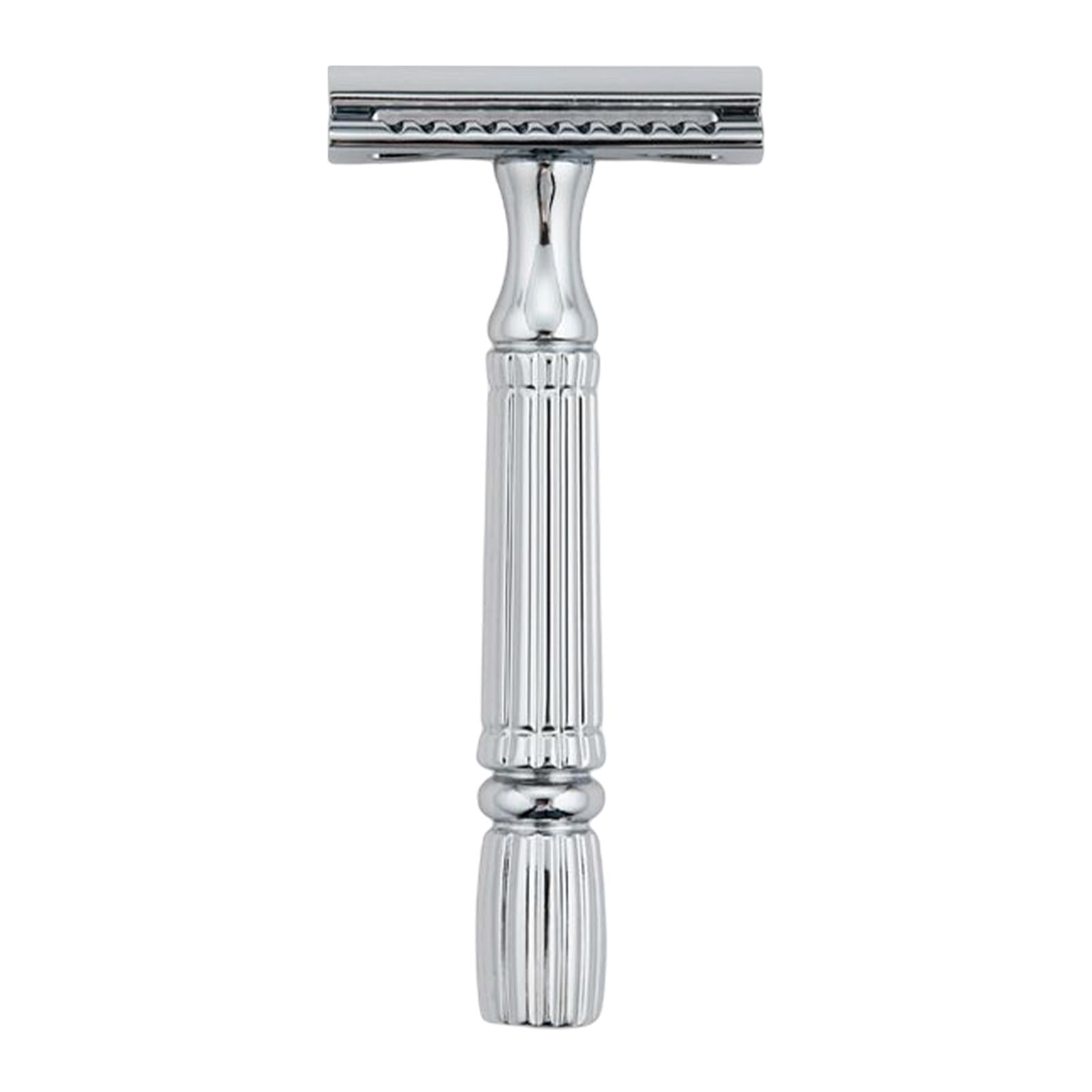 Double Edge Safety Razor Blades Shaving with 5Pcs Stainless Steel Blades