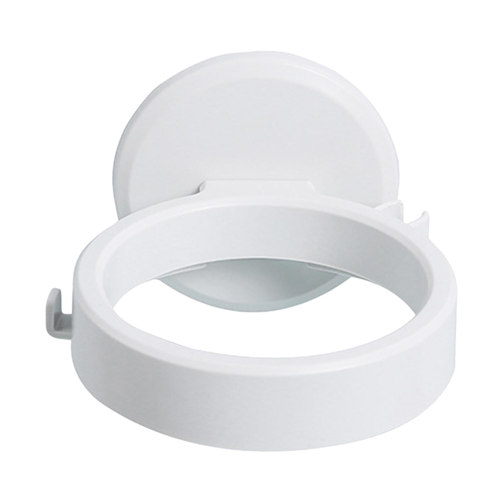Hair Dryer Holder ABS Plastic Wall Mount for Hair Salons Bedroom white