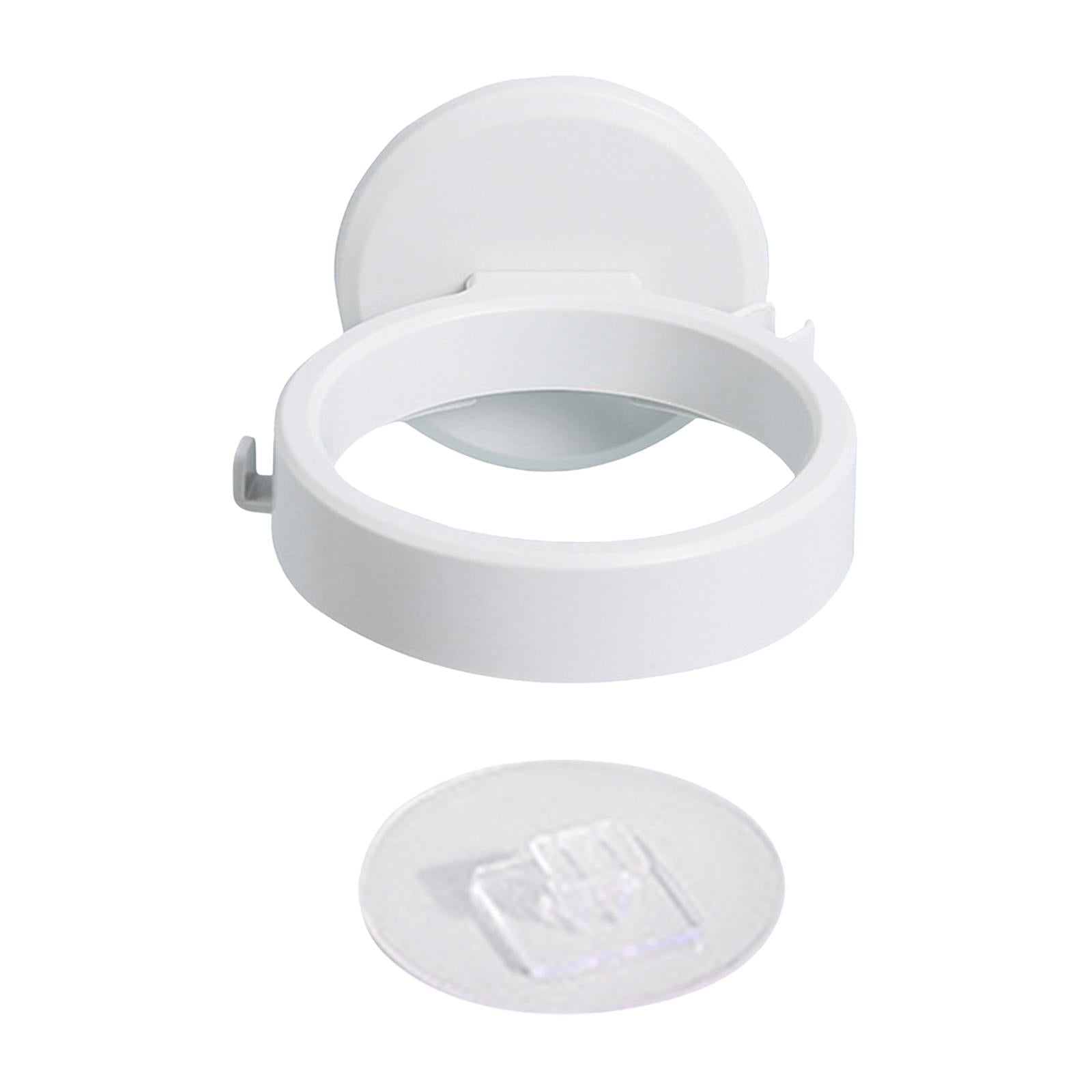 Hair Dryer Holder ABS Plastic Wall Mount for Hair Salons Bedroom white