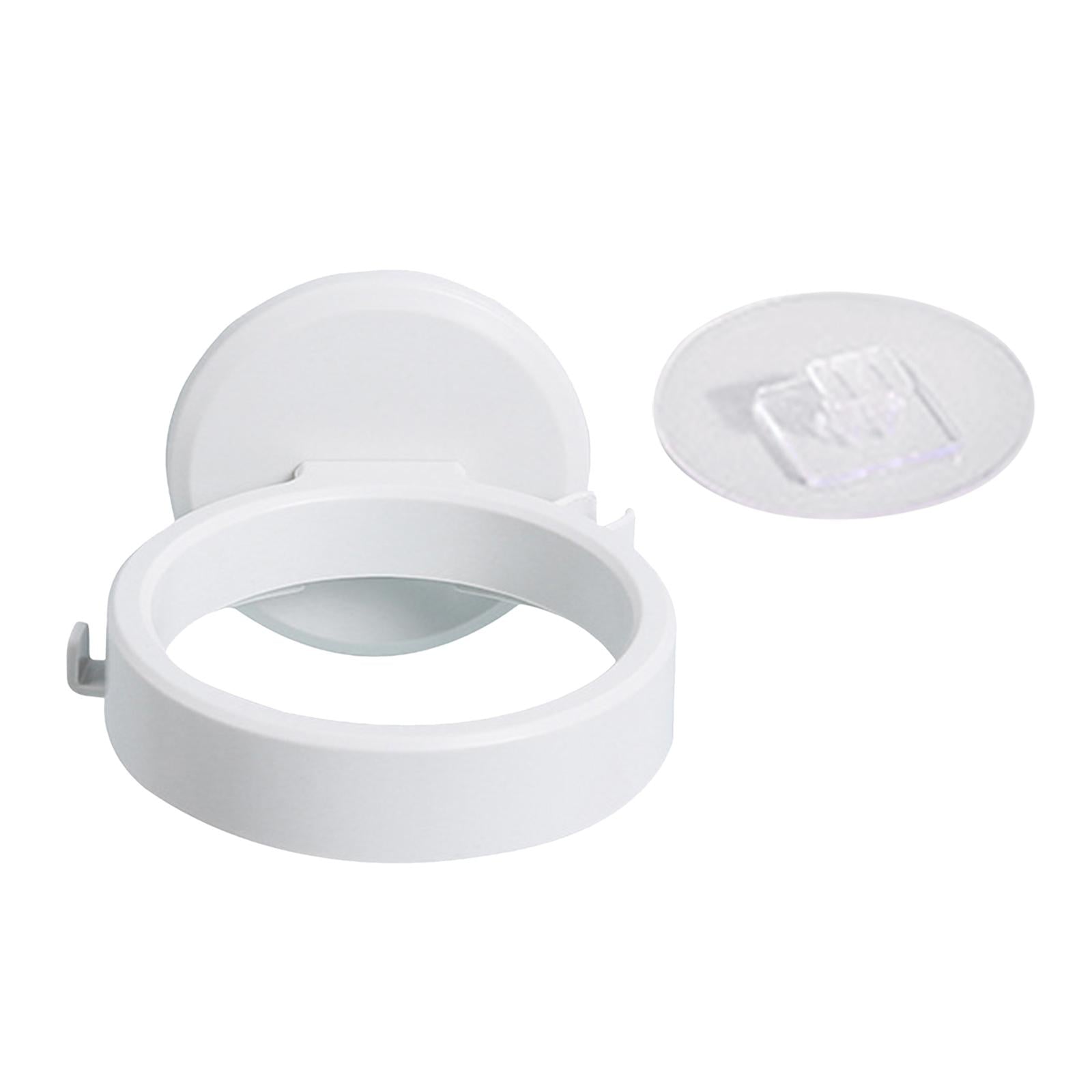 Hair Dryer Holder ABS Plastic Wall Mount for Hair Salons Bedroom white