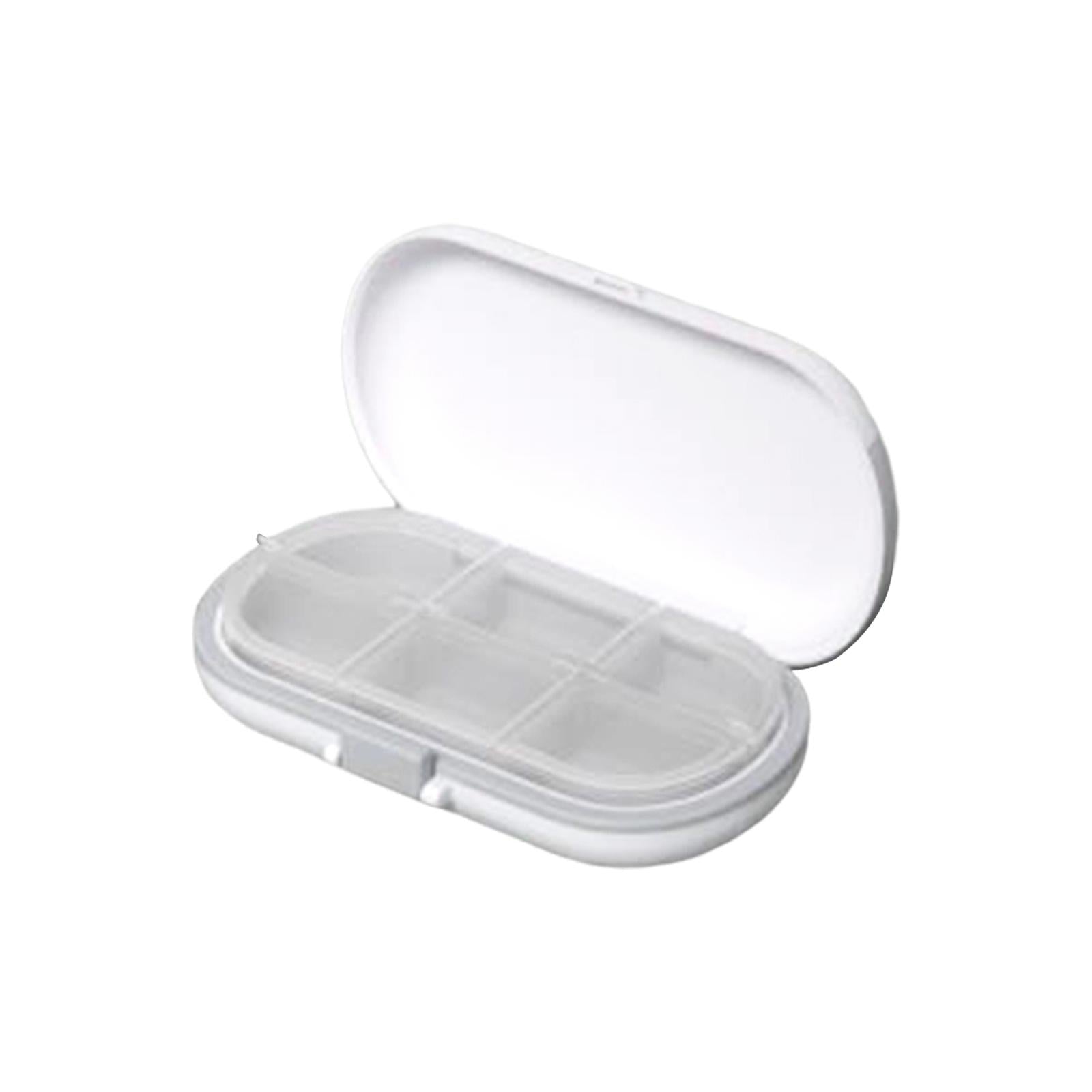 Travel Pill Organizer Moisture Proof Holder for Purse Travel Purse Pocket Gray