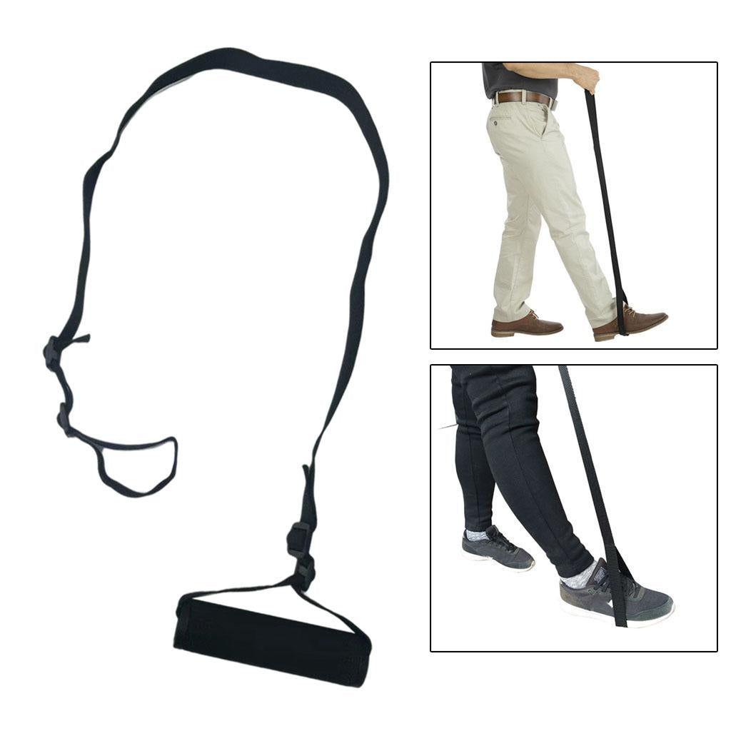 Leg Lifter Strap Practice Walking Foot Loop 41inch for Handicap Recovery Bed