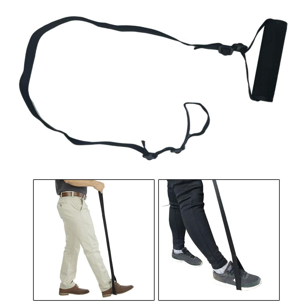 Leg Lifter Strap Practice Walking Foot Loop 41inch for Handicap Recovery Bed
