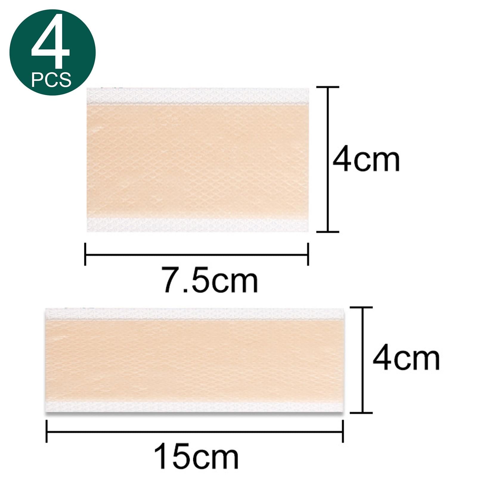 Silicone Scar Removal Sheets Soften Old and New Scars Soft 7.5x4cm