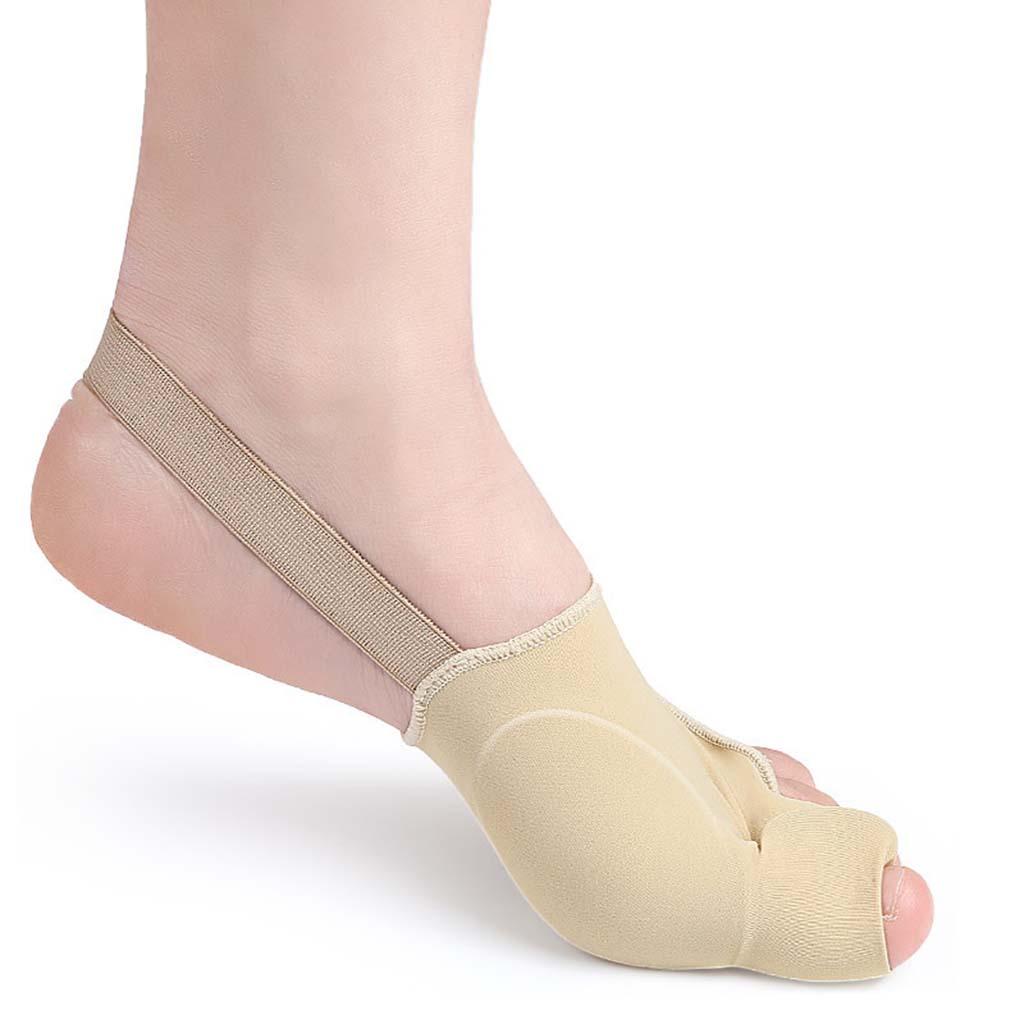 2x Hallux Valgus Corrector Bunion Corrector Toe Separator Men Women L