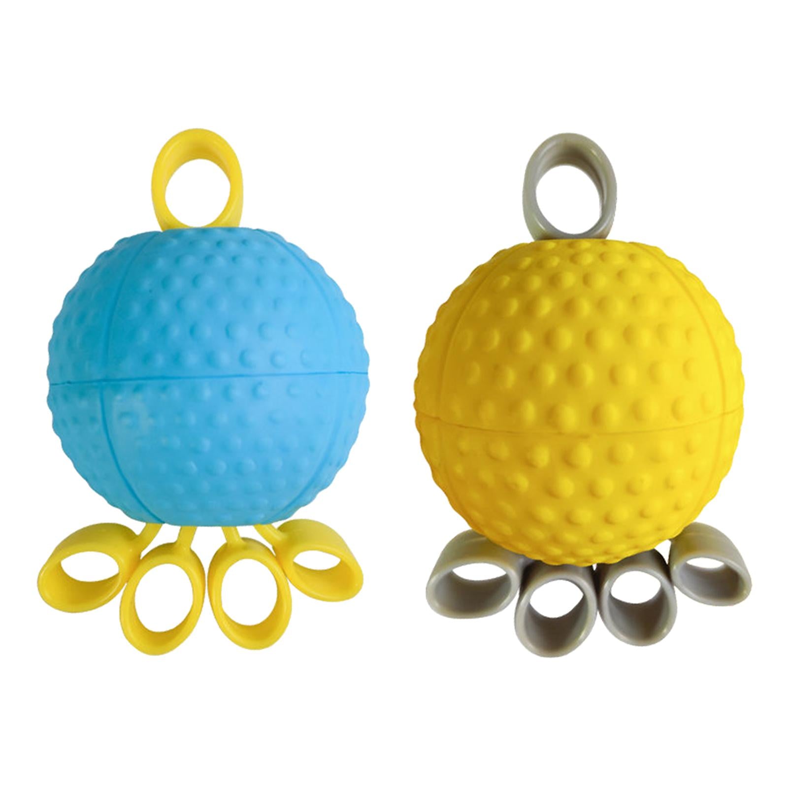 Finger Grip Ball Rehabilitation Training for Recovery Adults Stress Balls Green 10 lbs