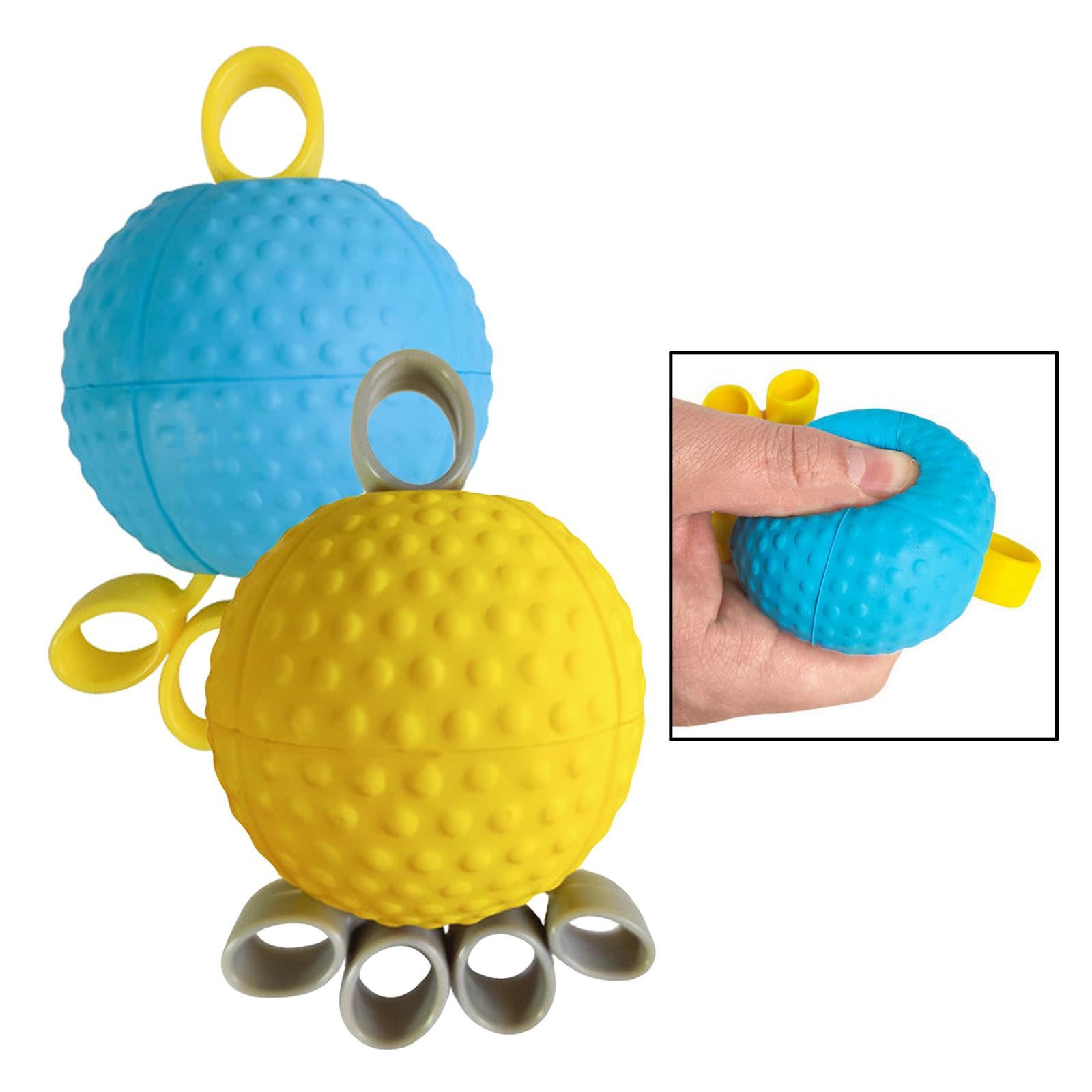 Finger Grip Ball Rehabilitation Training for Recovery Adults Stress Balls Green 10 lbs