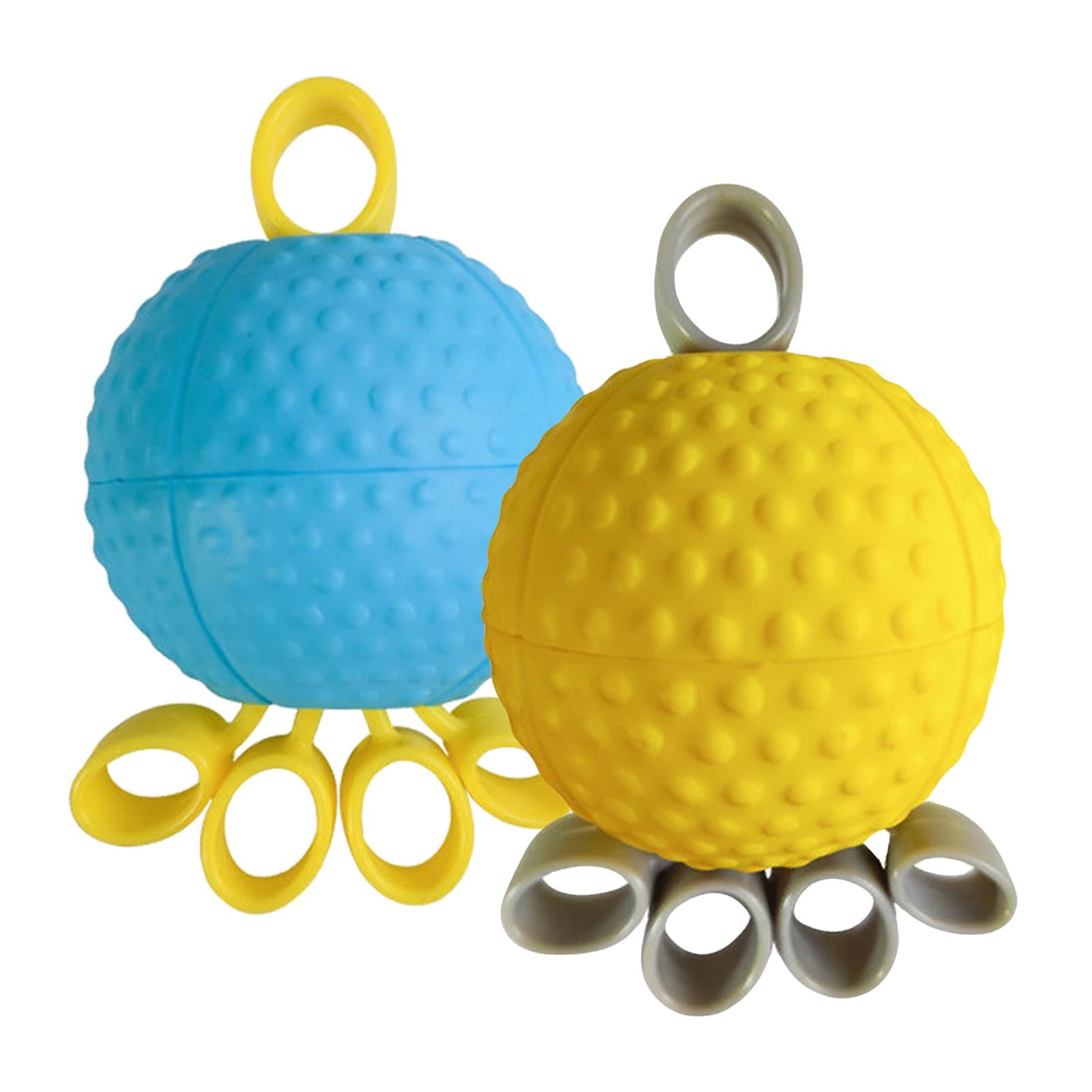 Finger Grip Ball Rehabilitation Training for Recovery Adults Stress Balls Green 10 lbs