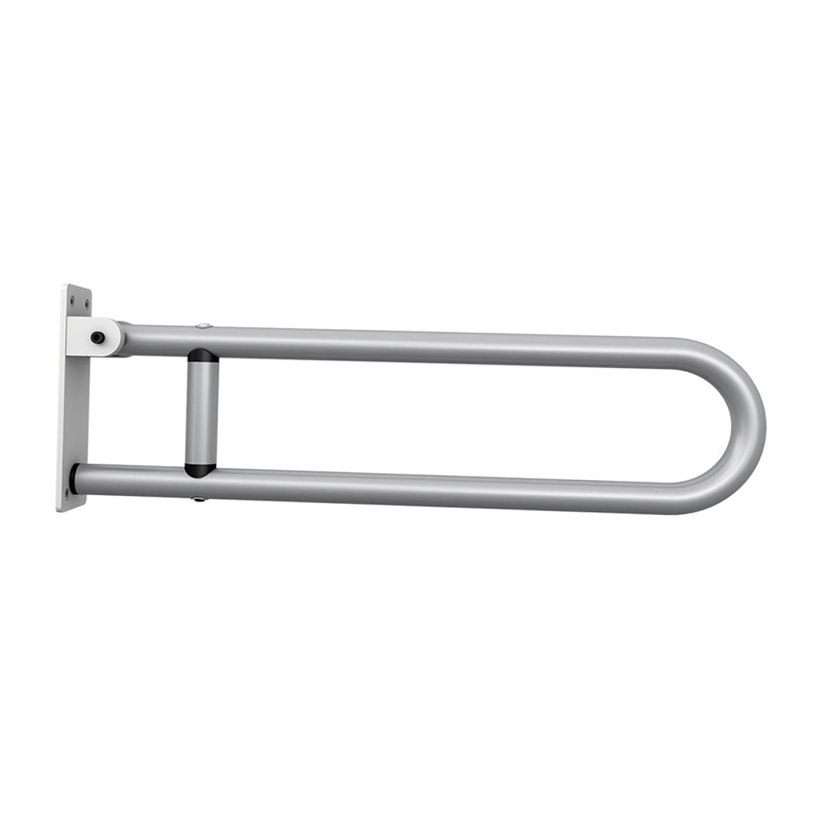 Shower Assist Wall Mount Elderly Disabled Toilet Aid Folding Safety Silver