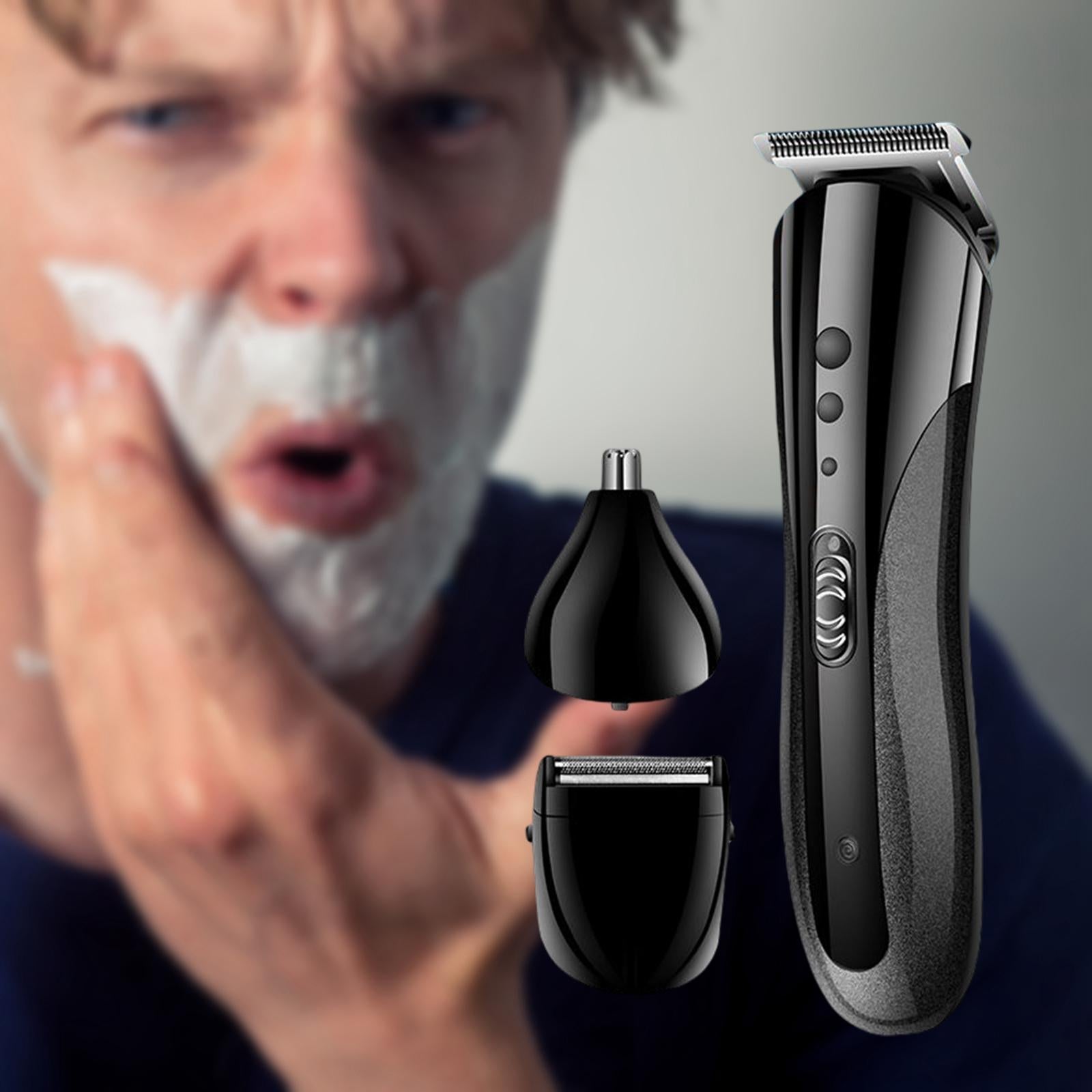 Hair Clippers Trimmer Washable Blade 4 Limited Comb USB Rechargeable EU