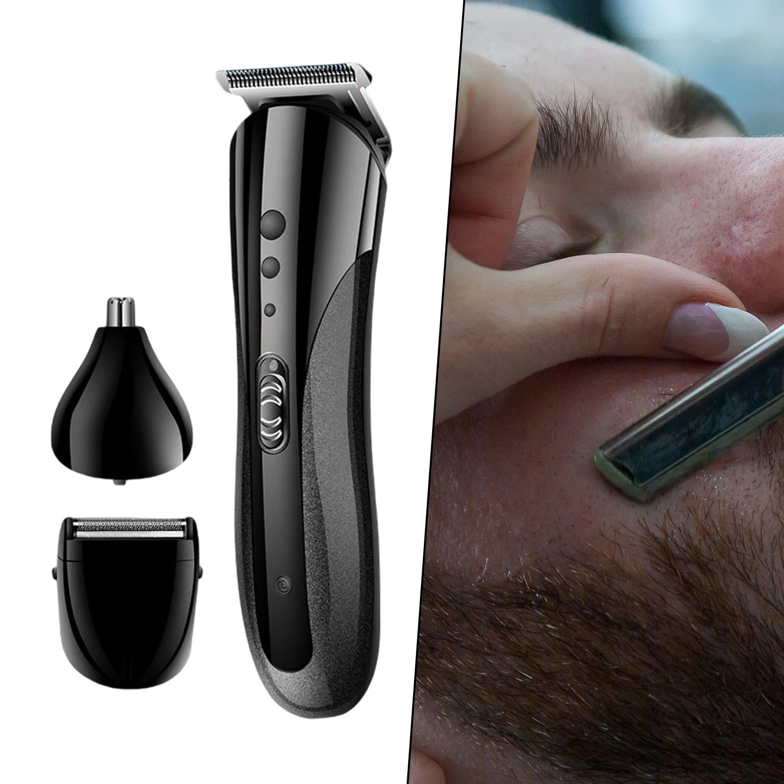 Hair Clippers Trimmer Washable Blade 4 Limited Comb USB Rechargeable EU