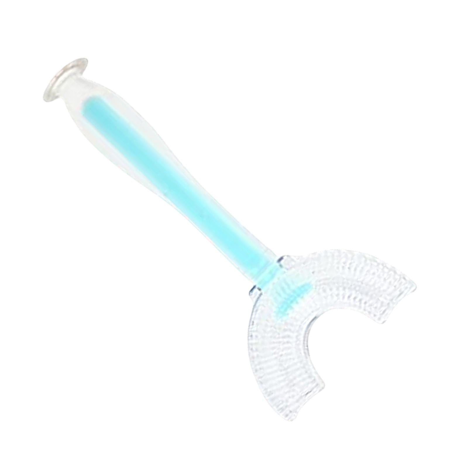 Silicone U-Shaped Kids Toothbrush 360 Degree Gums for Baby Oral Clean Blue