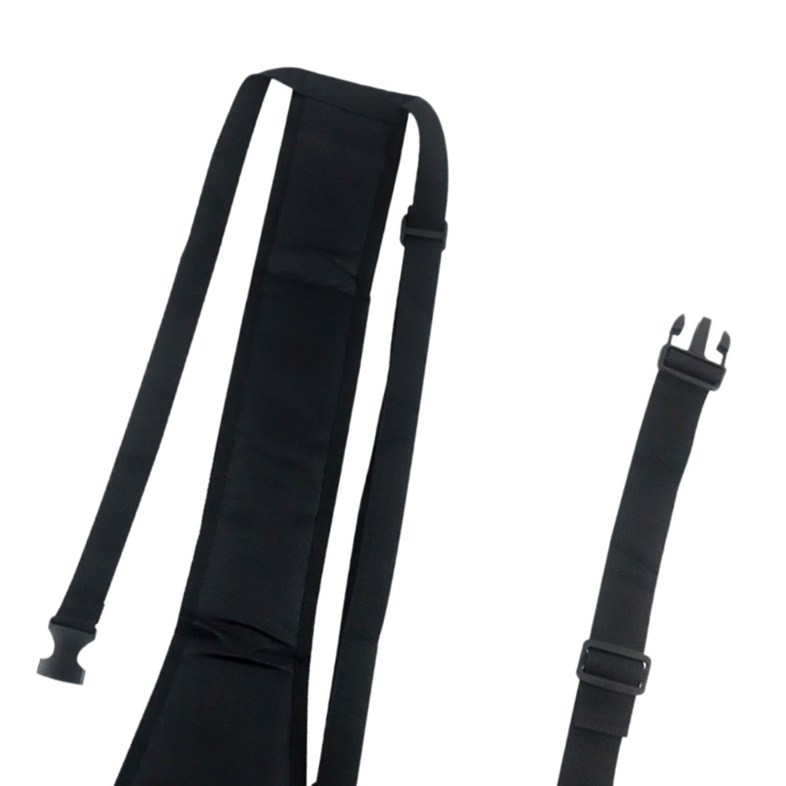 Wheelchair Seat Belt Waist Elastic Restraint Harness for Patients Disabled Black
