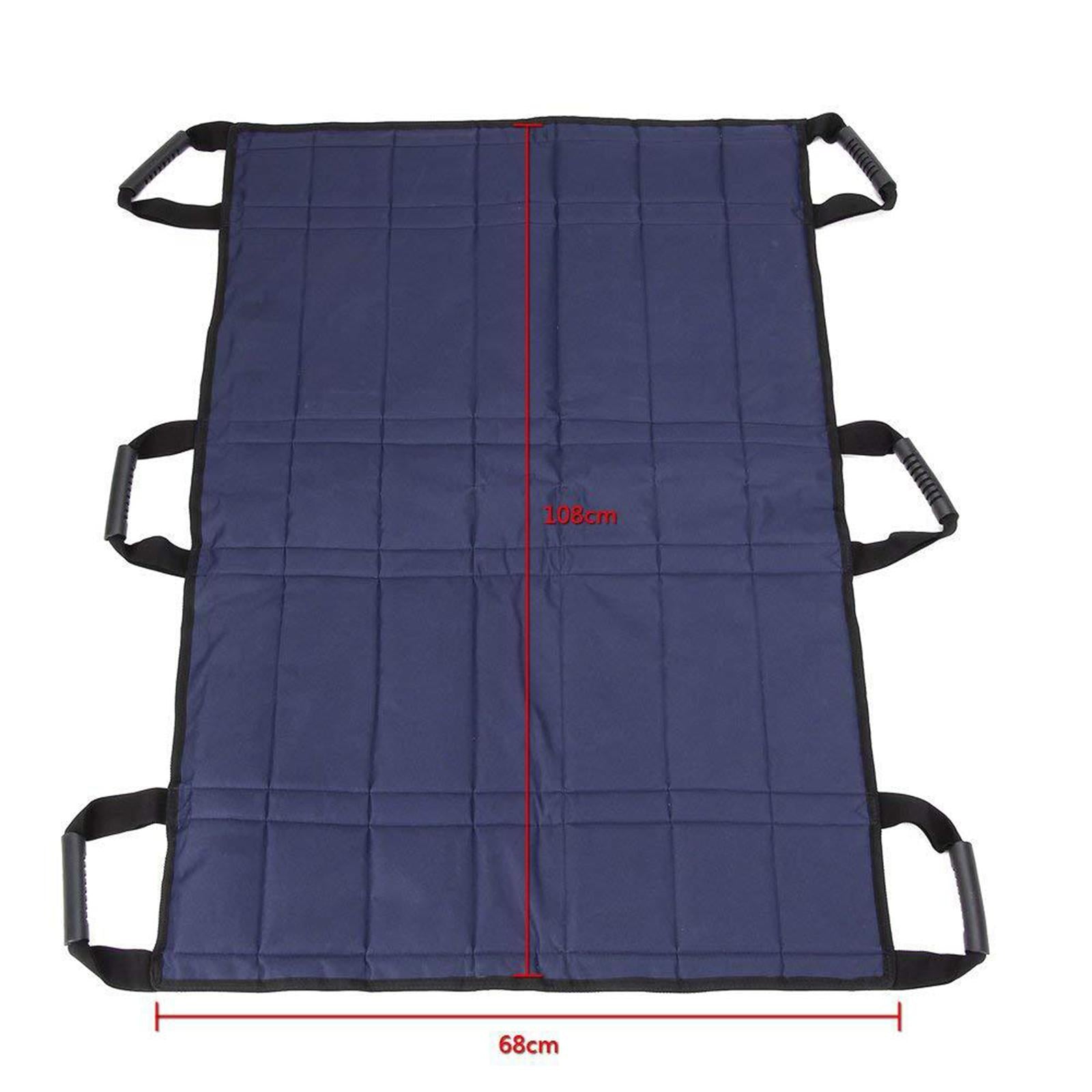 Positioning Bed Pad W/Handles Sliding Bed Blue Turning Position Underpad