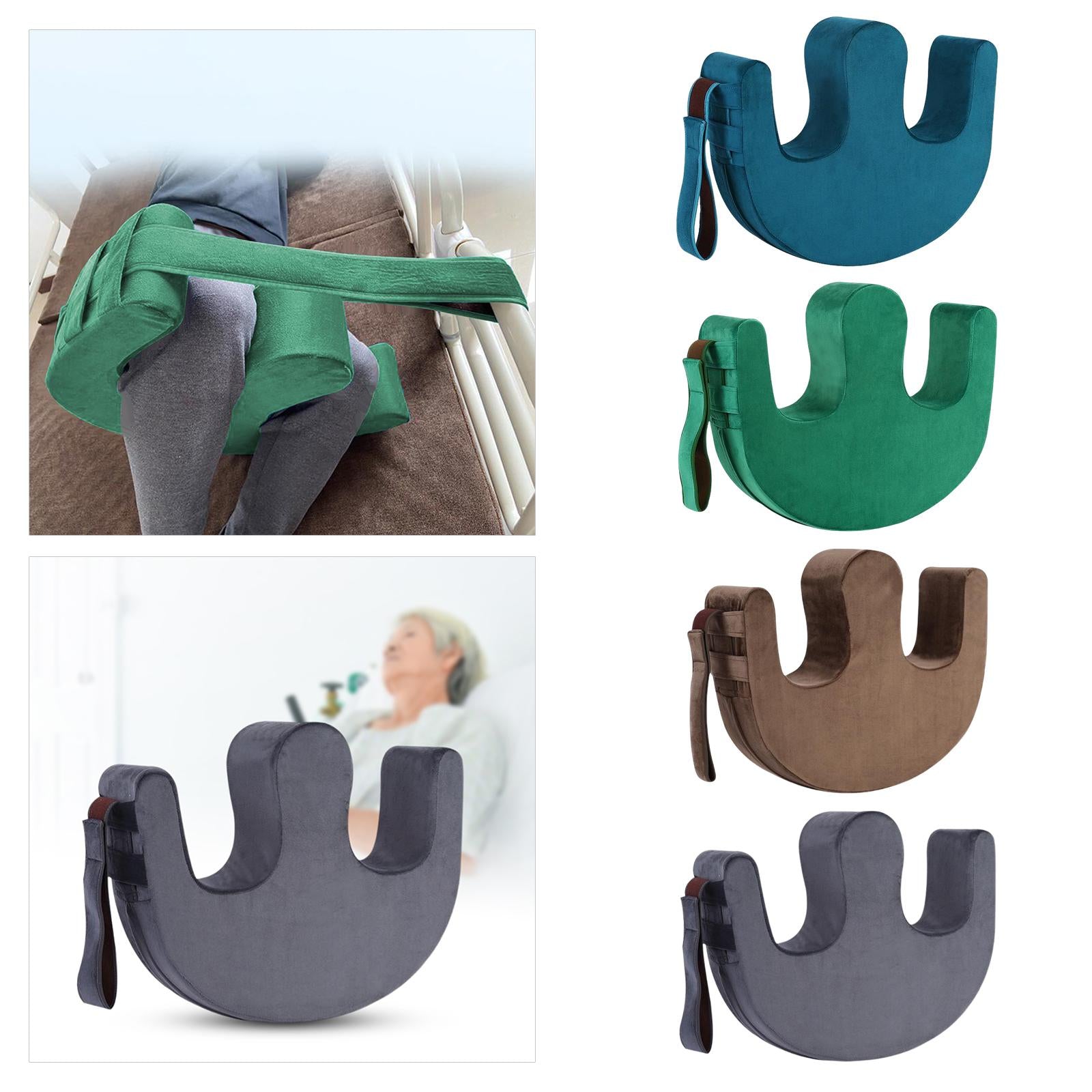 Bed Turn Over Aid U Shape Turnover Device for Side Lying Patient Pad Blue
